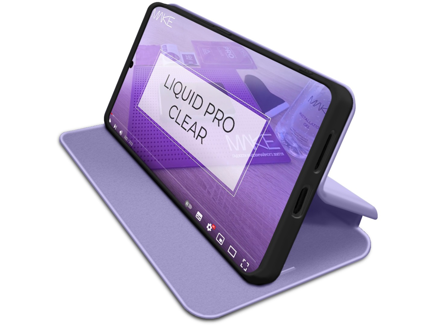 Чохол для смартфону MAKE Flip for Xiaomi Redmi Note 15 Pro 5G, Mist Purple (MCP-XRN15P5GPL) — фото 2