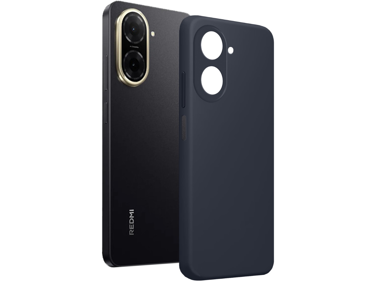 Чохол для смартфону MAKE Xiaomi Redmi A5 Silicone Midnight Black (MCL-XRA5BK) — фото 3