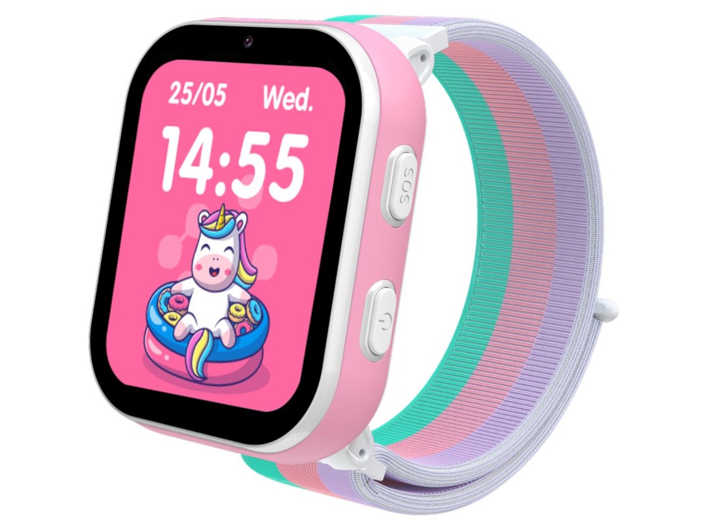 Дитячий годинник Gelius GP-PK008 (Rainbow) GPS/4G White