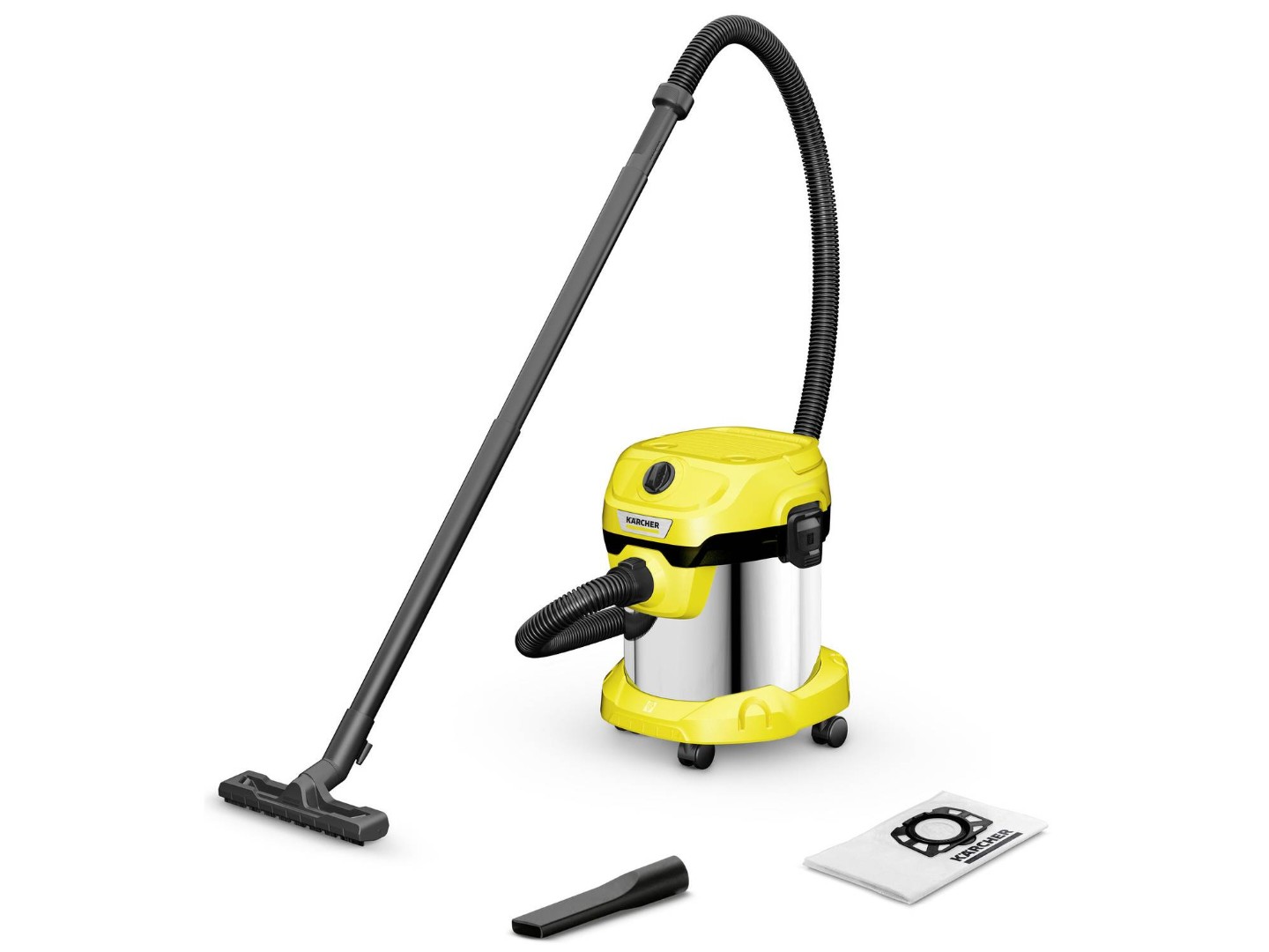 Пилосос для сухого прибирання з мішком Karcher WD 2 Plus S V-15/4/18 Premium (1.628-050.0)