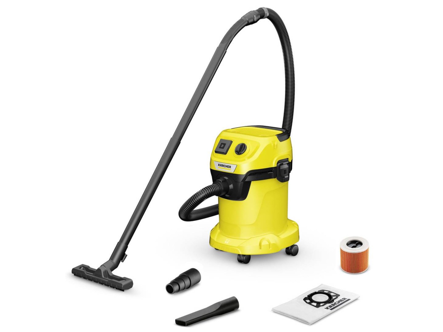 Пилосос для сухого прибирання з мішком Karcher WD 3 P V-17/4/20 (1.628-170.0)