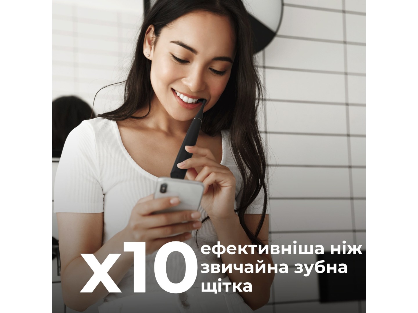 Зубна щітка електрична AENO DB2S Black (ADB0002S) — фото 4
