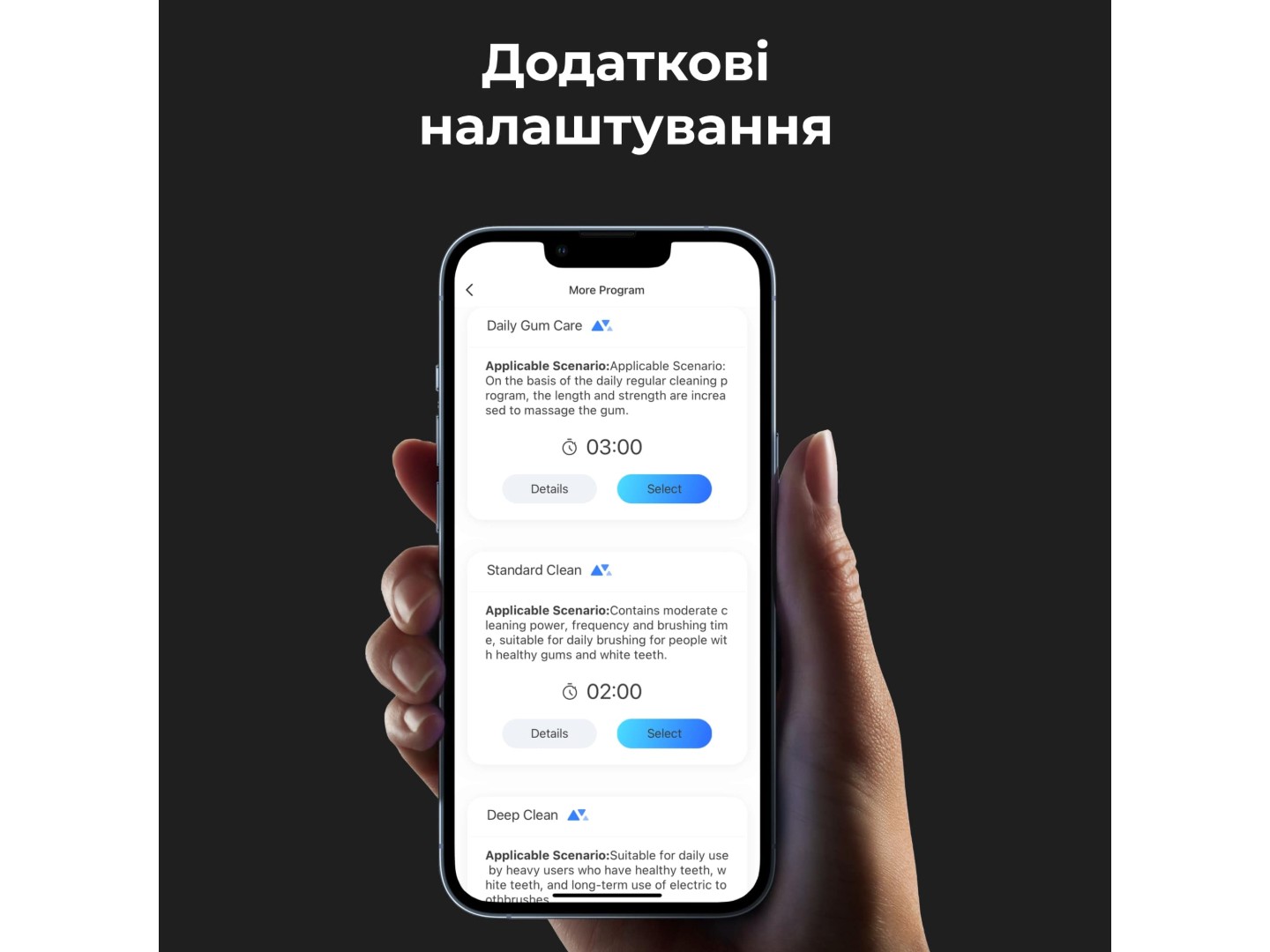 Зубна щітка електрична AENO DB2S Black (ADB0002S) — фото 6