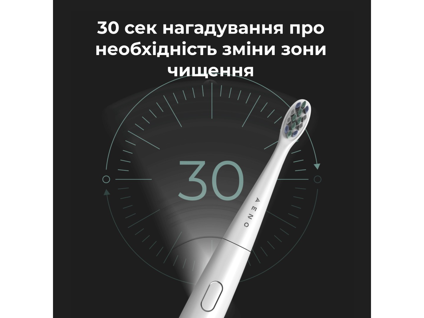 Зубна щітка електрична AENO DB8 White (ADB0008) — фото 8