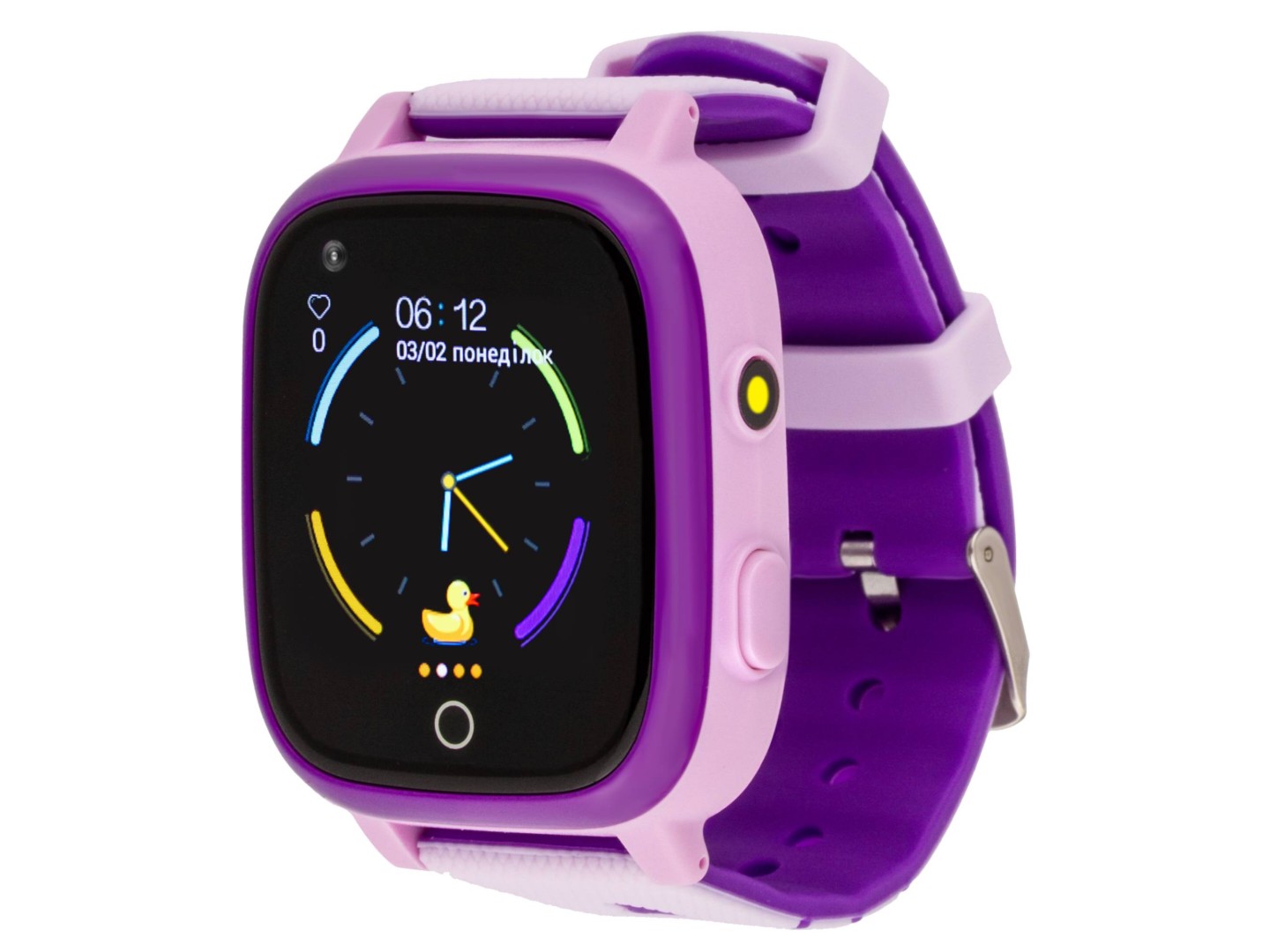 Дитячий годинник AmiGo GO005 4G WIFI Thermometer Purple