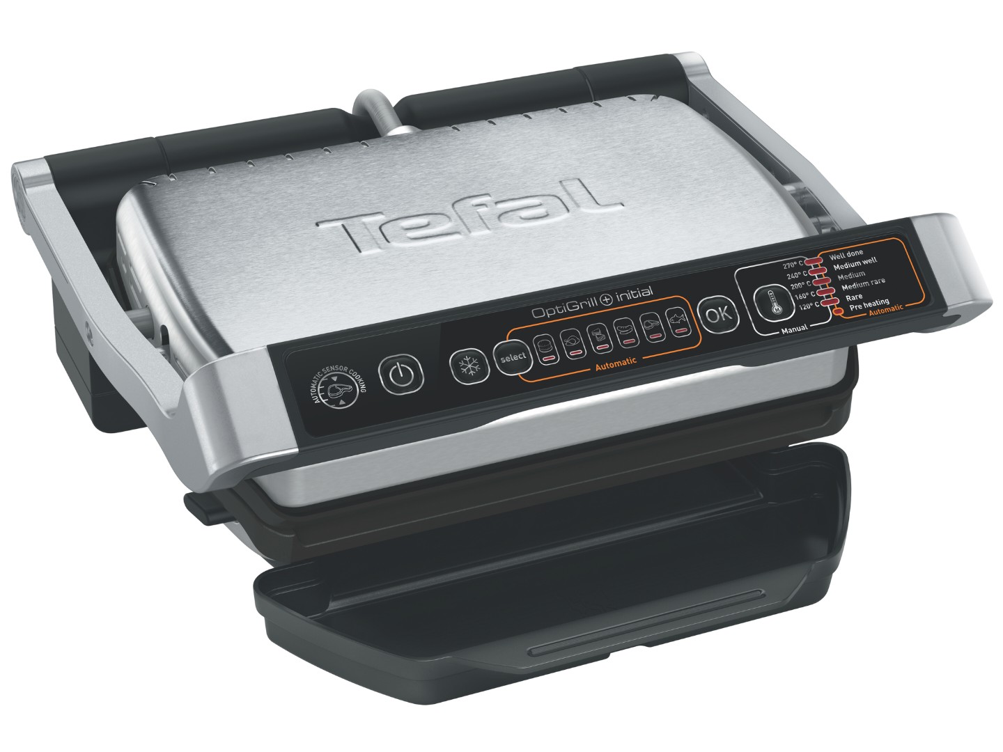 Гриль-барбекю електричний Tefal GC706D34 Optigrill+ Initial