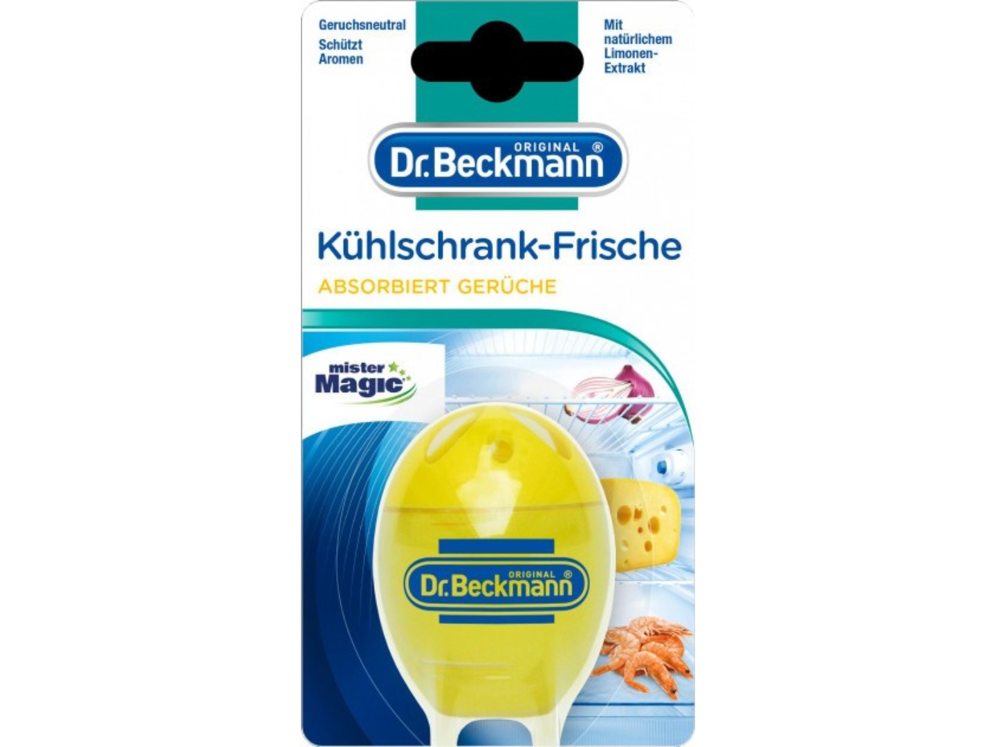 Нейтралізатор запаху Dr.BECKMANN д/хо лоди льника лимон 40 г — фото 1