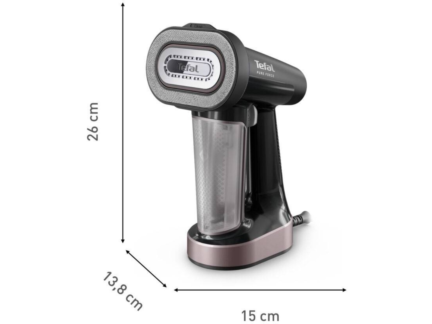 Вертикальний відпарювач ручний Tefal DT8765E0 PURE FORCE 3IN1 — фото 18