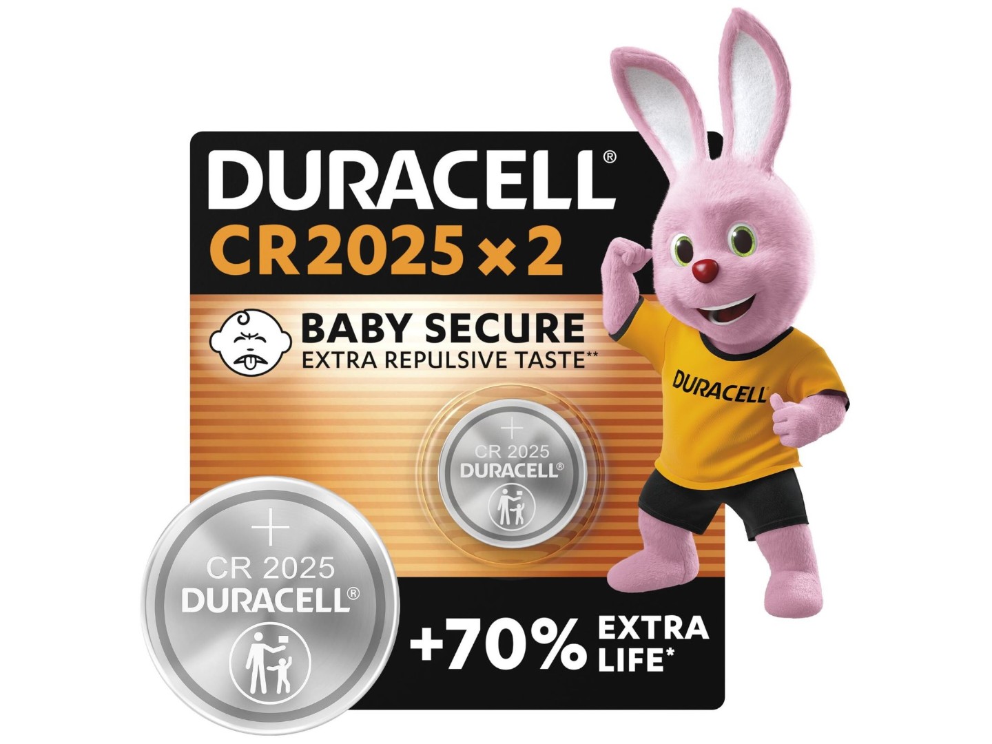 Батарейка тип CR2025 Duracell DL2025 DSN 2 шт.