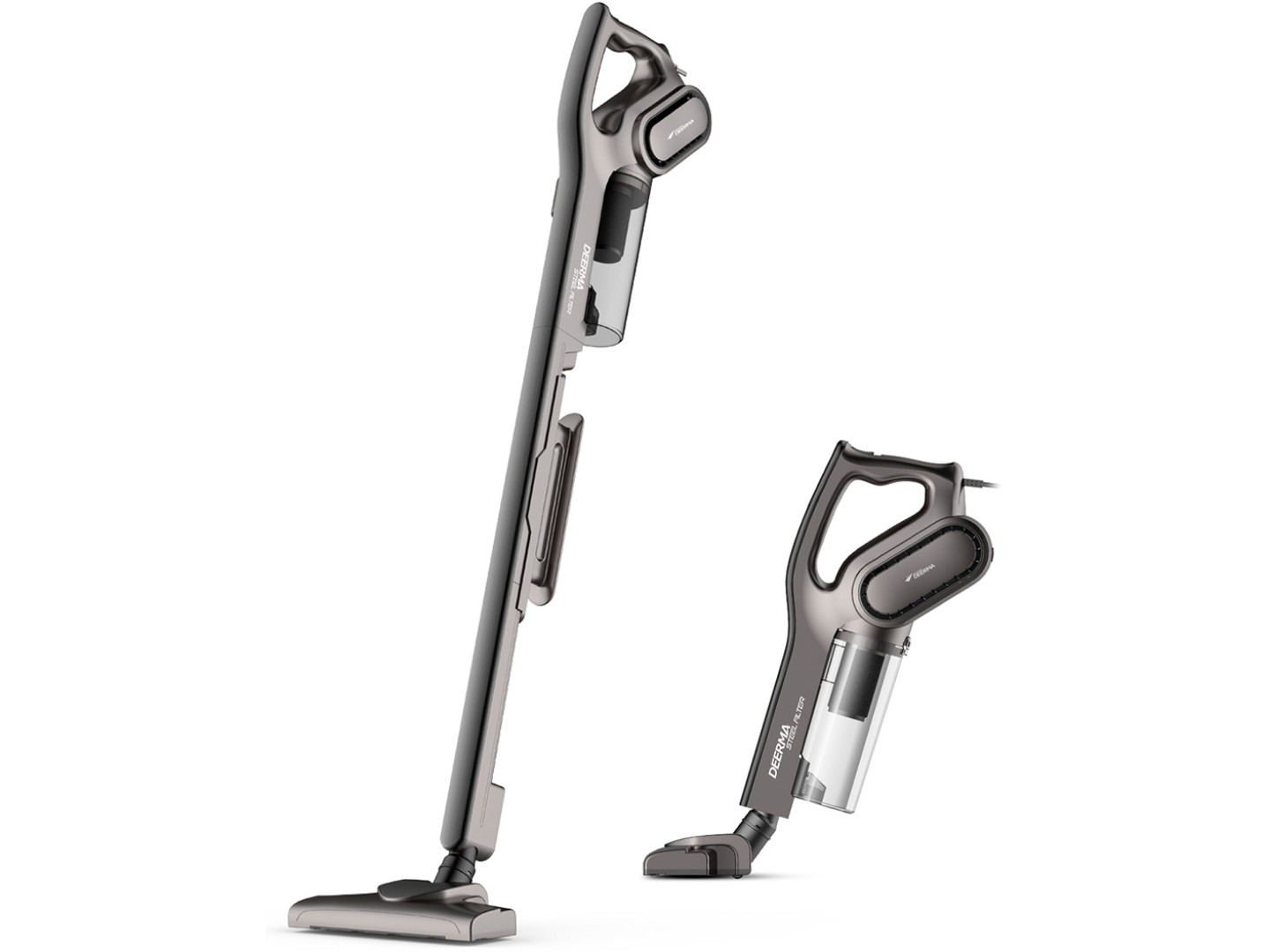 Пилосос ручний для дому Deerma Stick Vacuum Cleaner Cord Gray (DX700S)