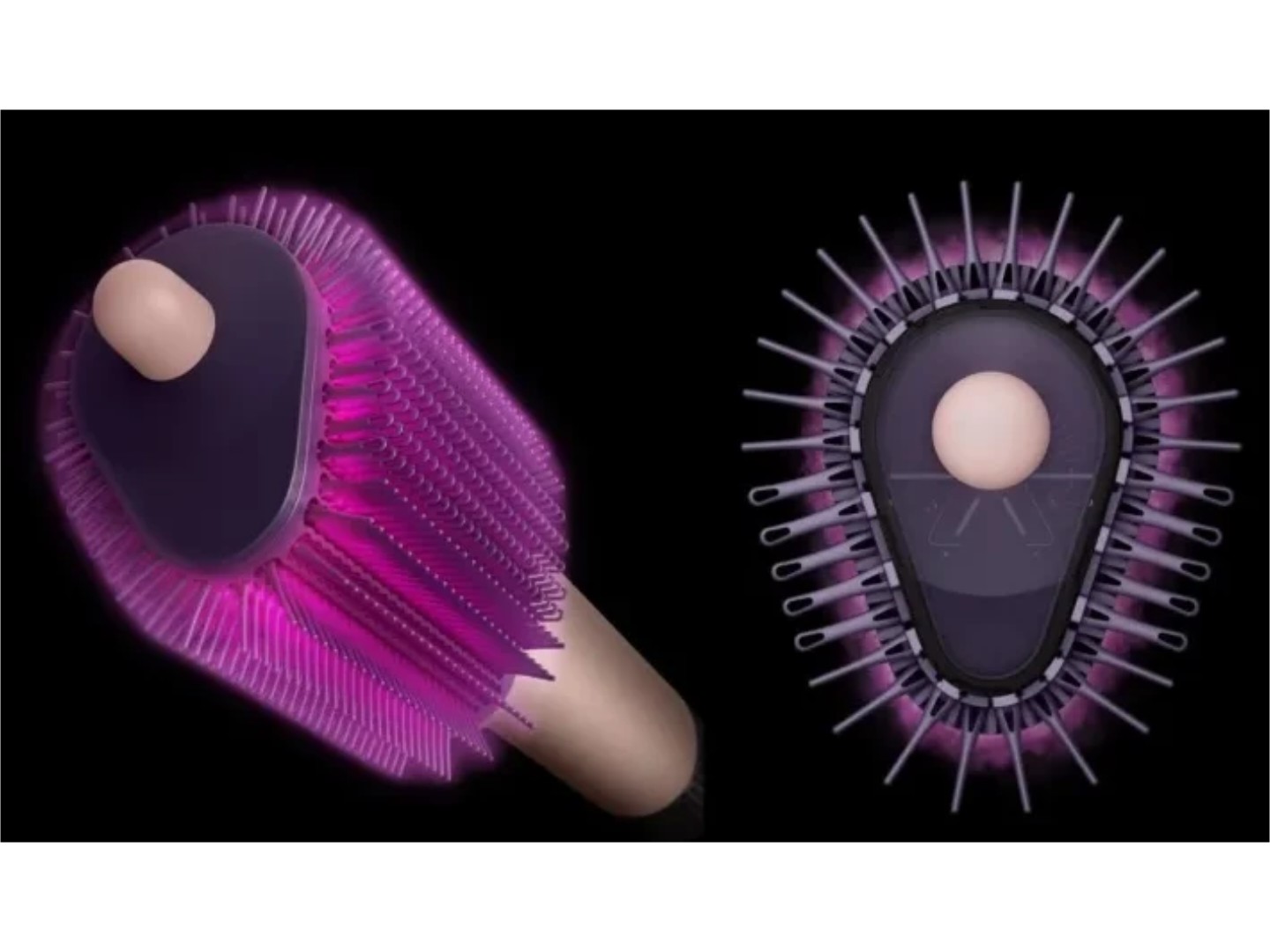 Фен-щітка Dyson Airsmooth HB01-A Ceramic Pink/Rose Gold Рожевий/Золотий (493078-01) — фото 8