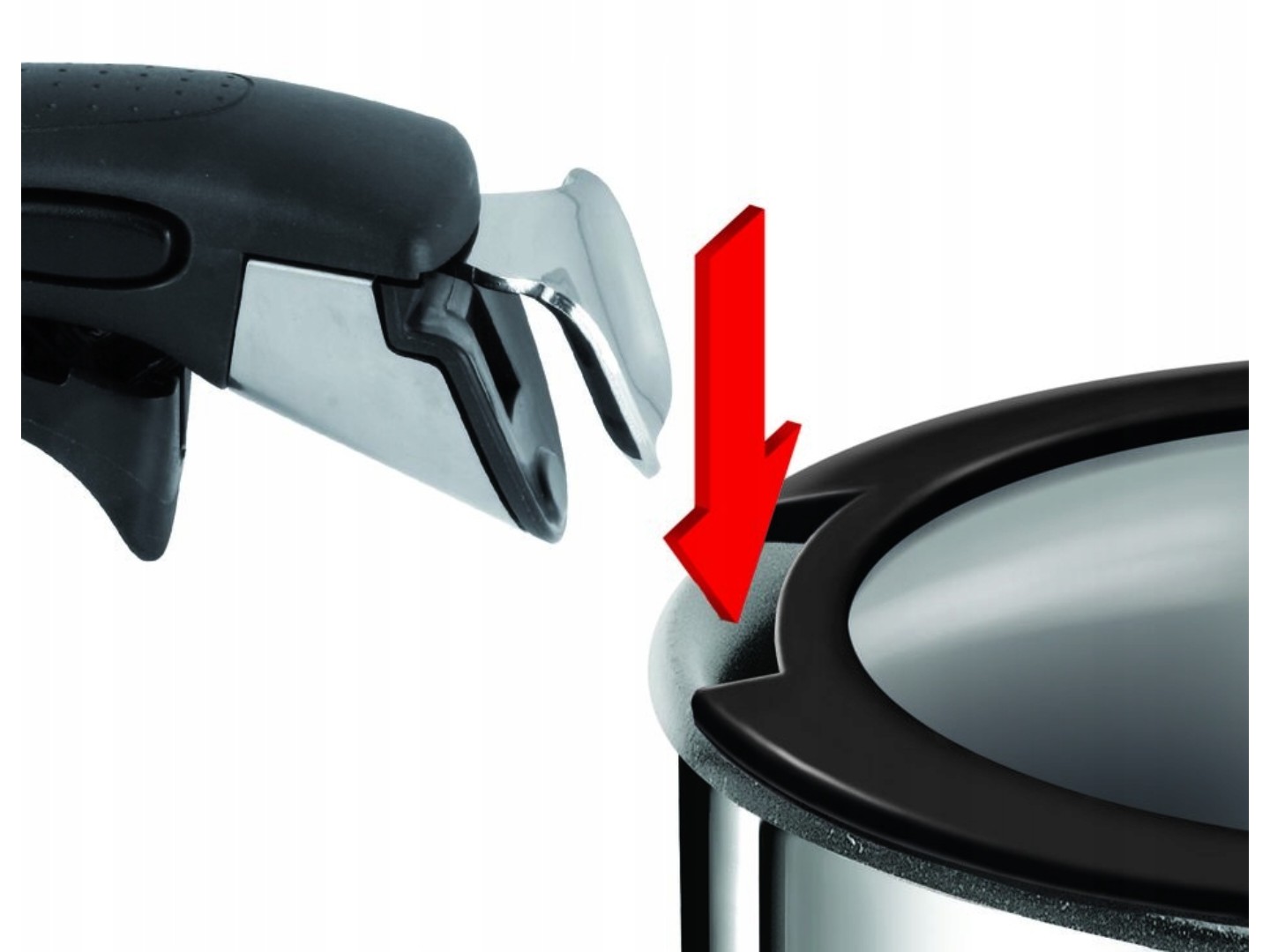 Кришка для посуду зі знімною ручкою Tefal L9846553 Ingenio 24 см — фото 5