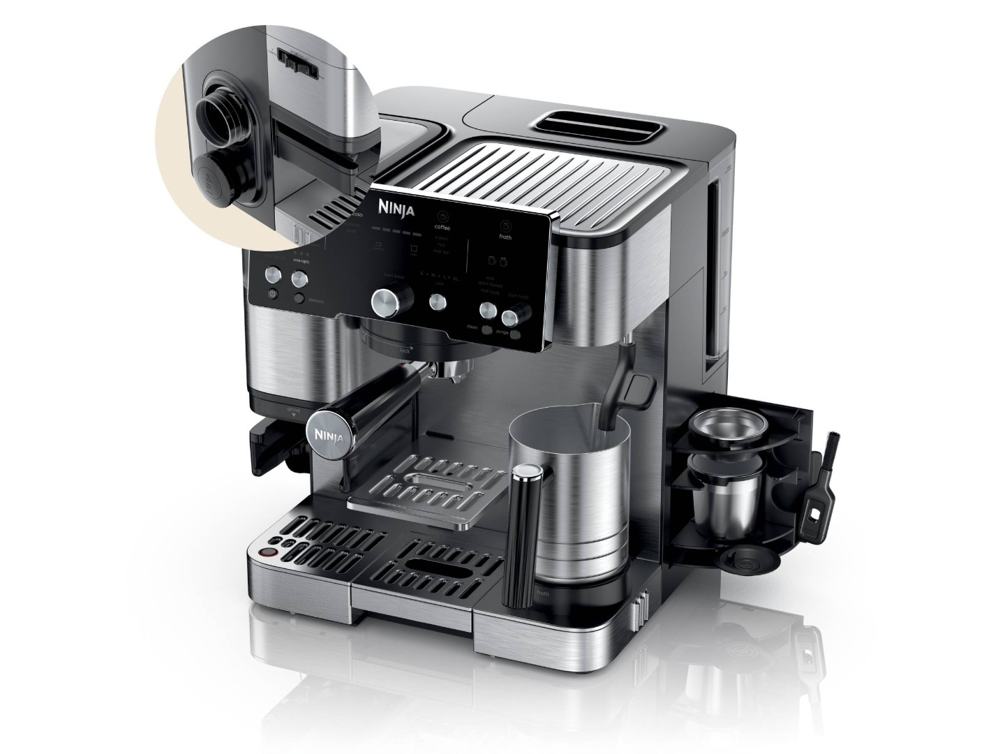 Кавоварка ріжкова Ninja Luxe Caf? Essential Coffee Maker ES501EU — фото 12