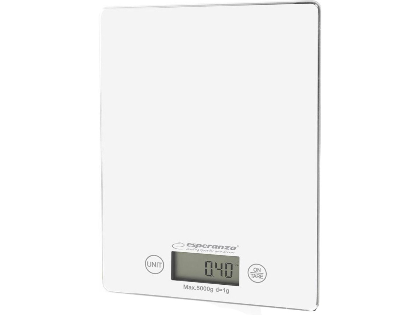 Ваги кухонні Esperanza Scales EKS002W White