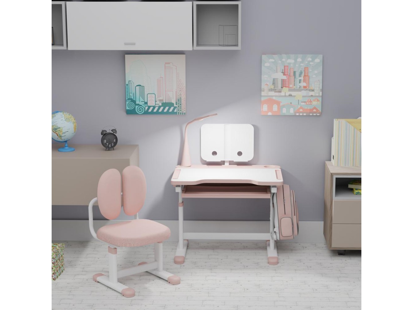 Комплект меблів шкільний Evo-kids BD-20 PN — фото 3
