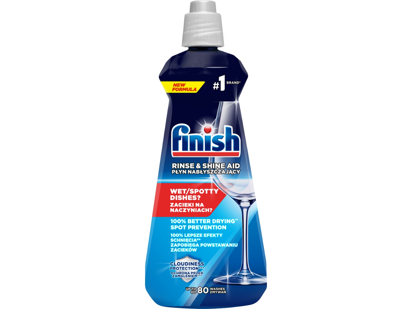 Ополіскувач для посудомийної машини Finish CALGONIT RINSE Aid ополаскиватель для посуды 400 мл — фото 1