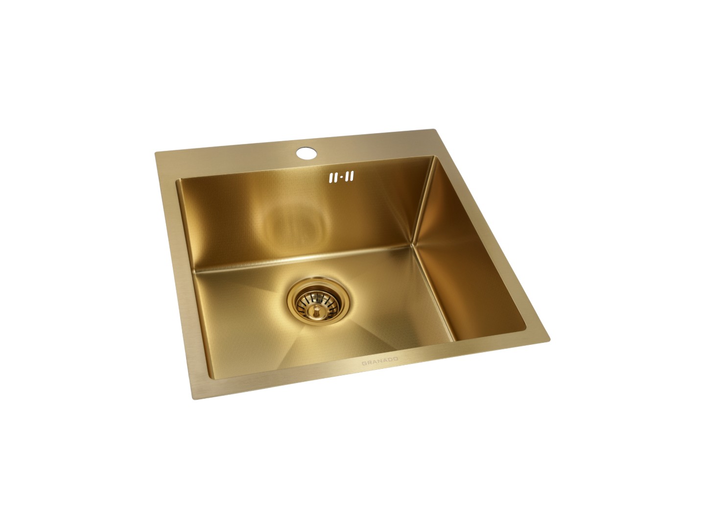 Мийка кухонна GRANADO Galera S201 gold honeycomb — фото 2