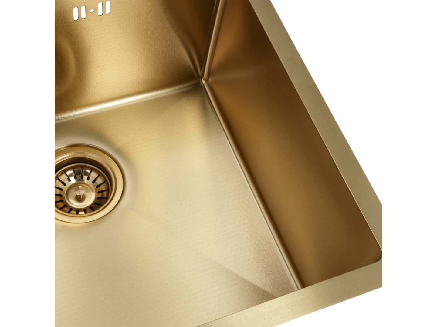 Мийка кухонна GRANADO Galera S201 gold honeycomb — фото 3