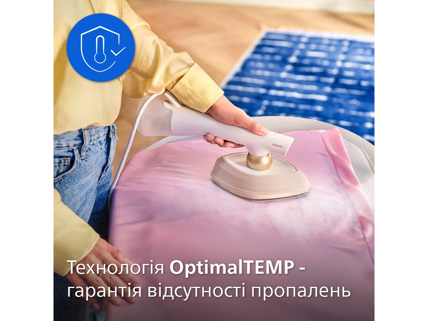 Вертикальний відпарювач ручний Philips GC213/10 OneTurn — фото 4