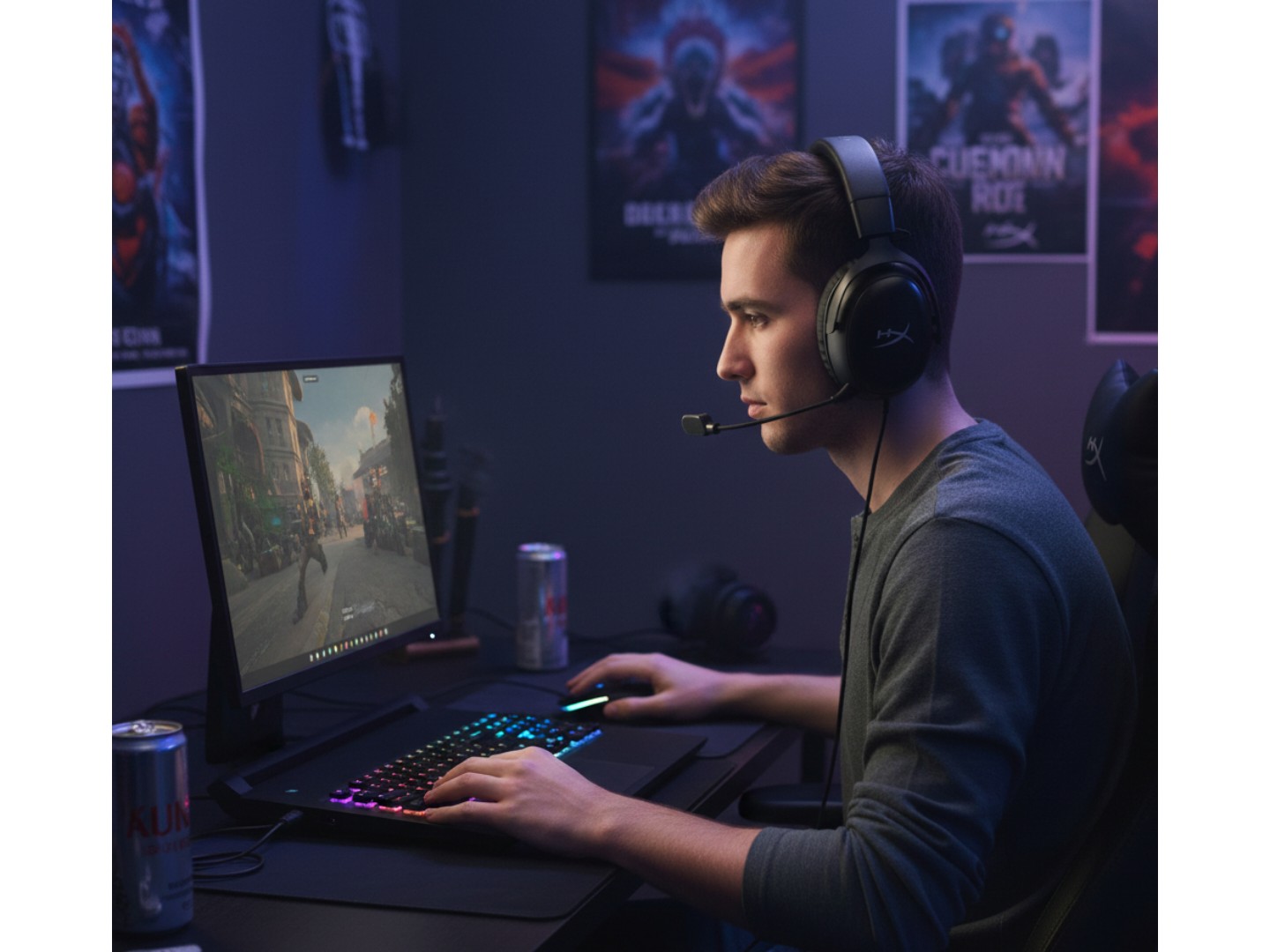 Гарнітура бездротова ігрова HyperX Cloud III S, WL/USB-A/USB-C Black (A59YZAA) — фото 2