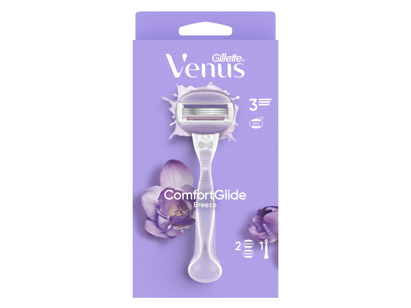Станок жіночий Gillette Venus ComfortGlide Breeze з 2 змінними картриджами (7702018886166) — фото 9