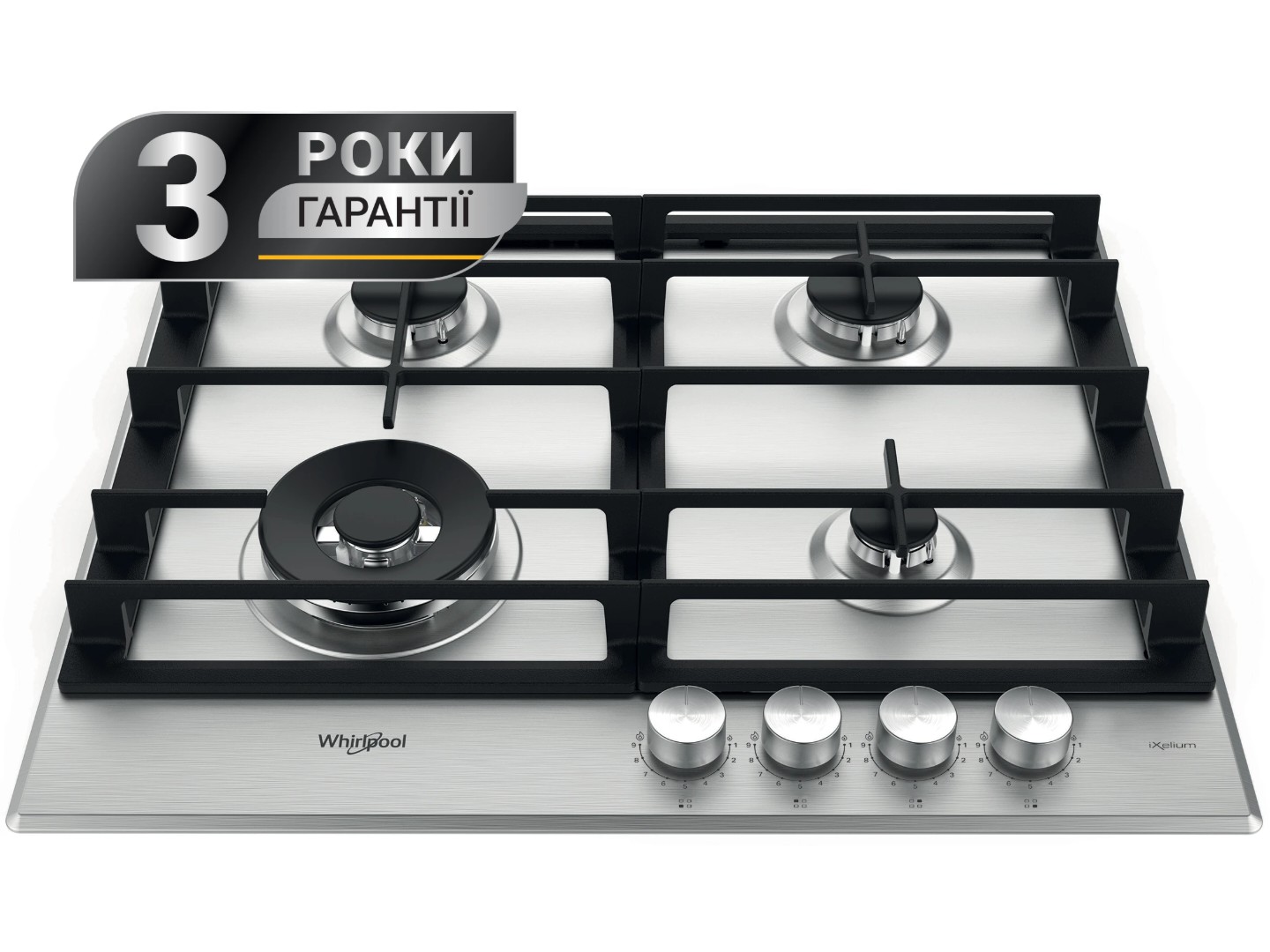 Варильна поверхня газова Whirlpool GMWL 628/IXL EE