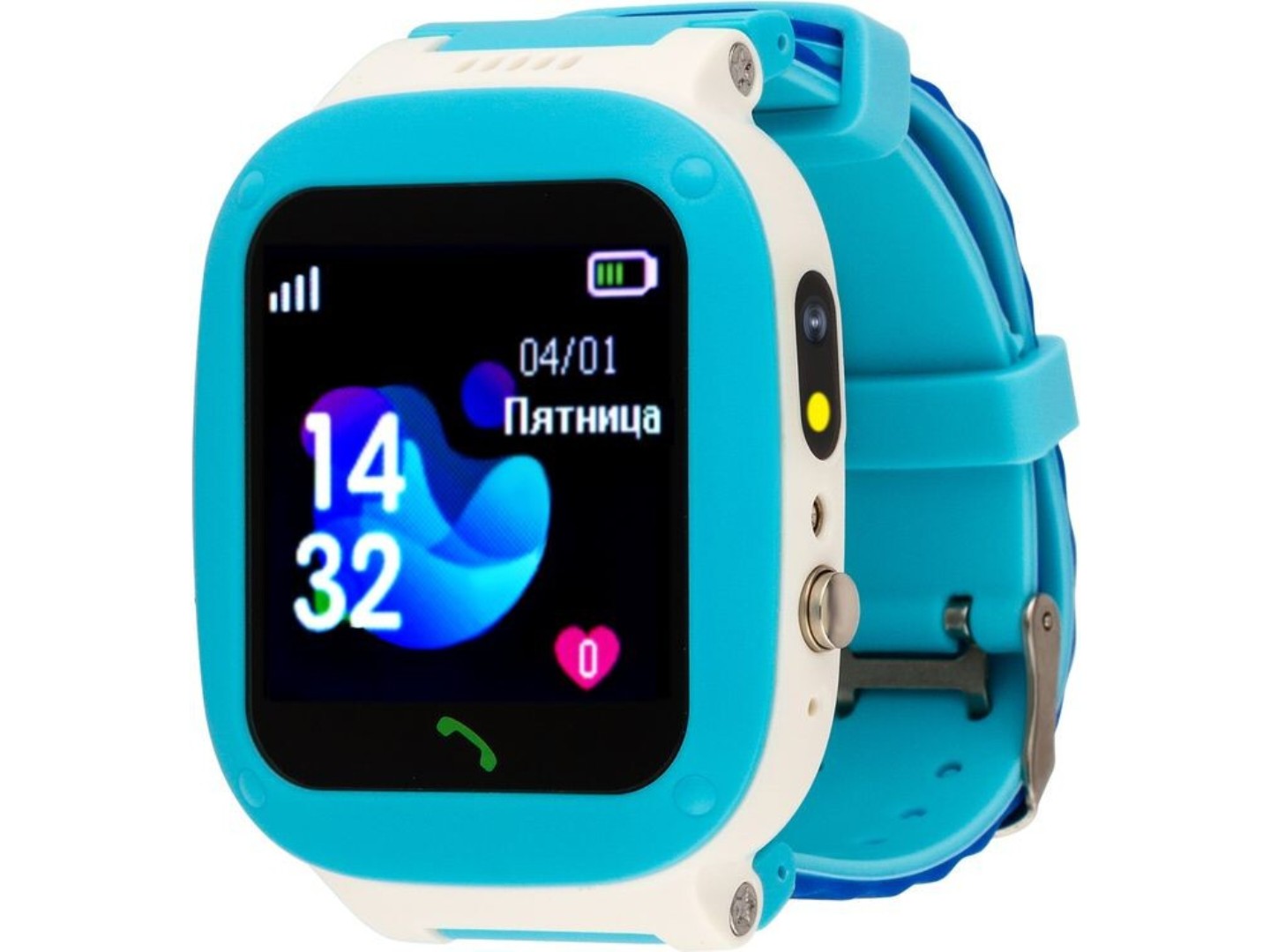 Дитячий годинник AmiGo GO004 Splashproof Camera+LED Blue