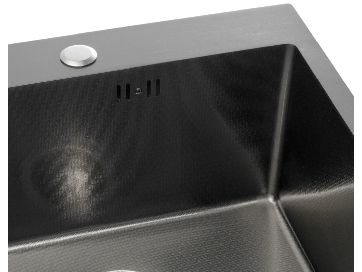 Мийка кухонна GRANADO Galera S201 Black honeycomb — фото 3