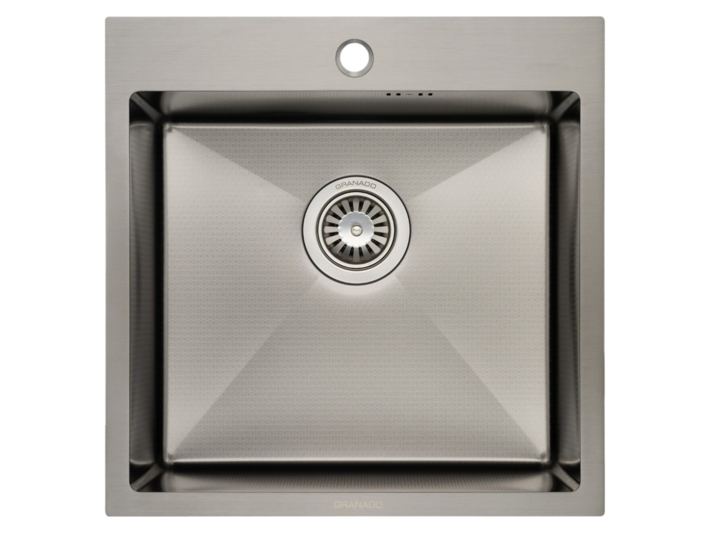 Мийка кухонна GRANADO Galera S201 Black honeycomb — фото 1