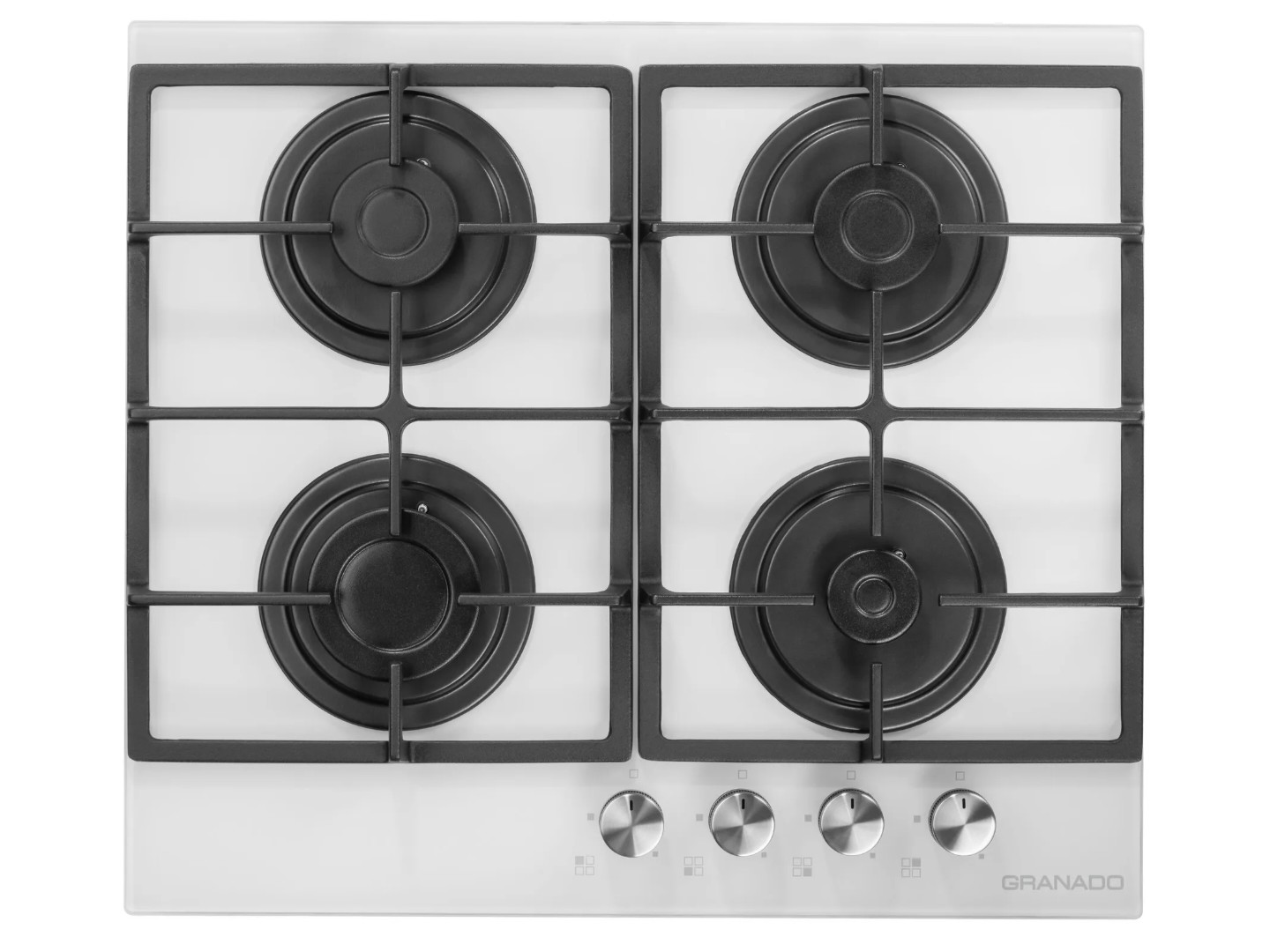 Варильна поверхня газова GRANADO GGH 62-104 White Glass