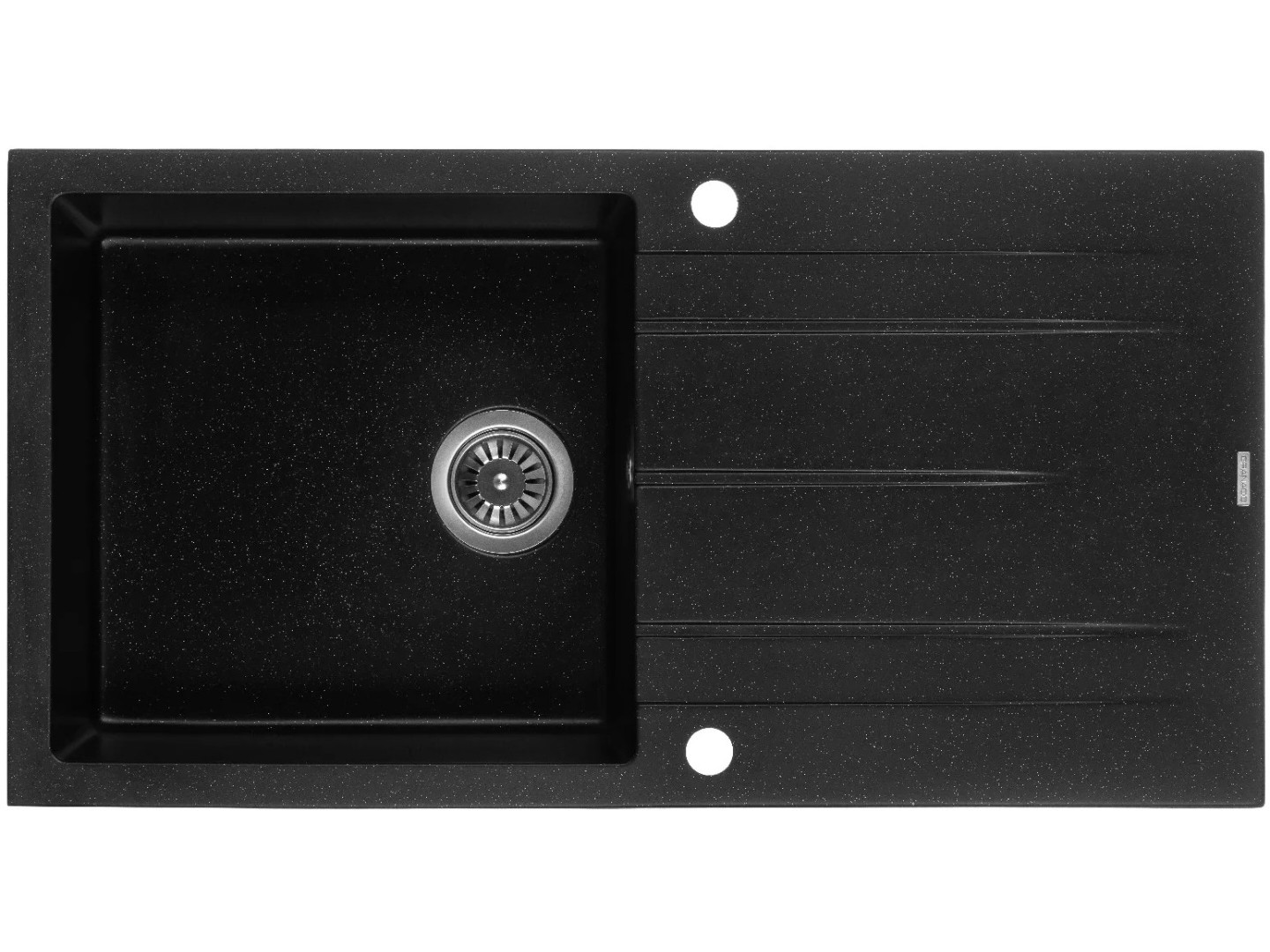 Мийка кухонна GRANADO Mora Black Shine — фото 1