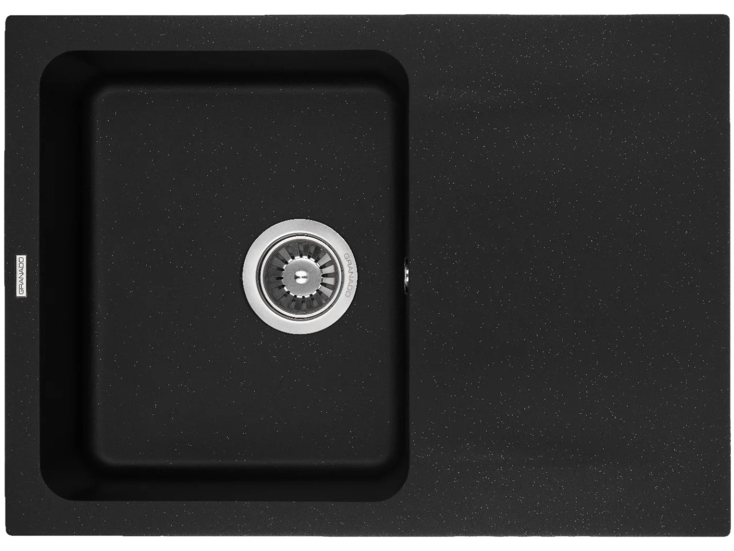 Мийка кухонна GRANADO Salamanka Black Shine — фото 1