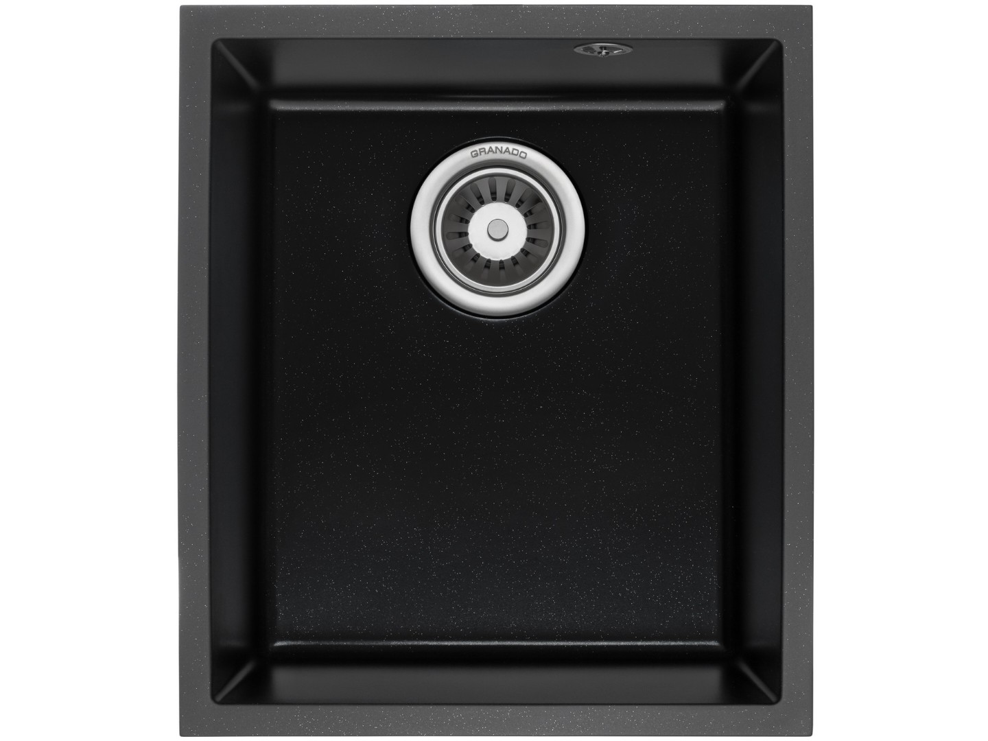 Мийка кухонна GRANADO UNDER TOP MINI black shine — фото 1