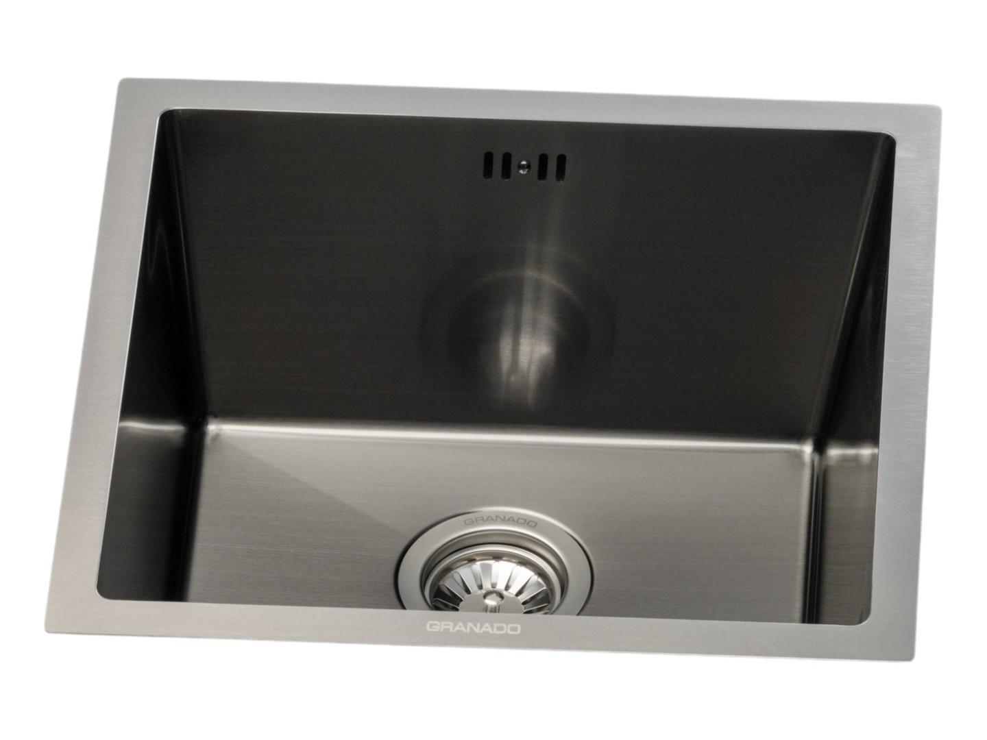 Мийка кухонна GRANADO Under top STEEL S201 Black — фото 2