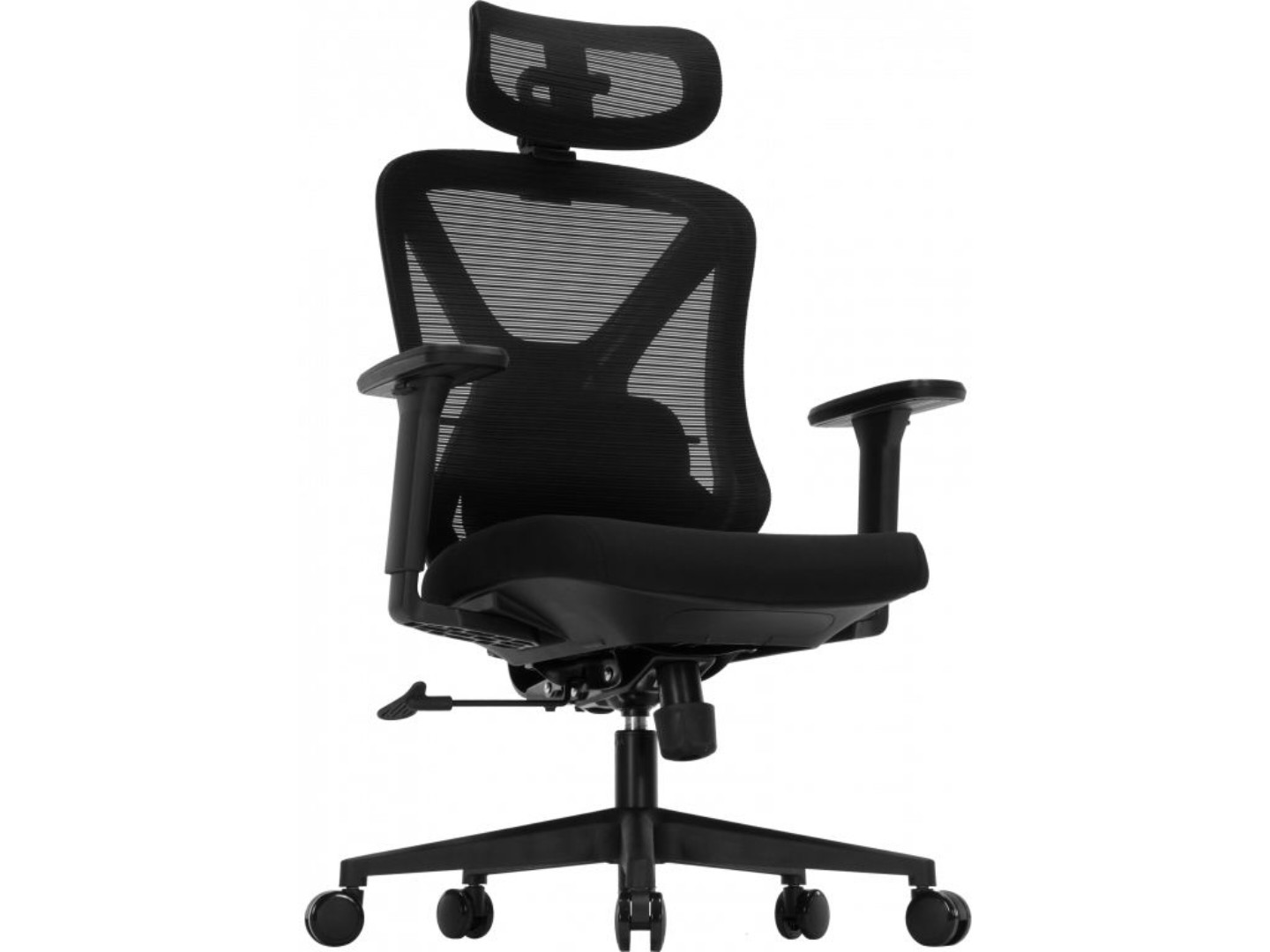 Крісло офісне GT Racer B-5759 Black/Black — фото 3