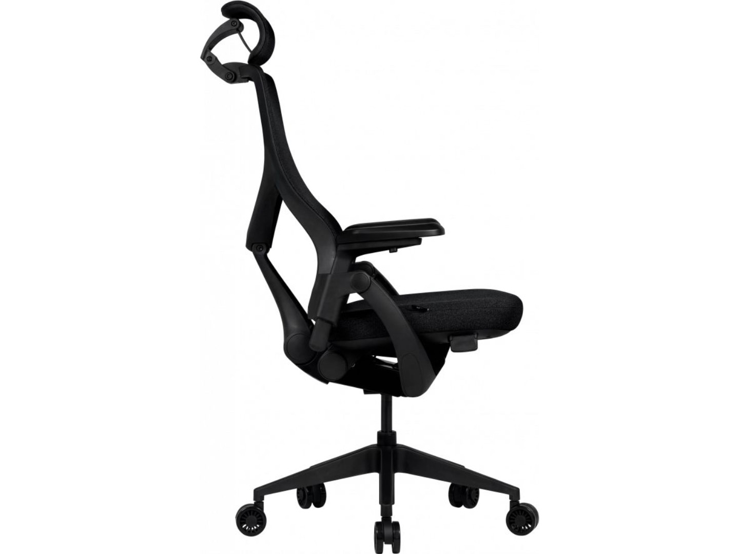Крісло офісне GT Racer B-6314 Fabric Black/Black — фото 3