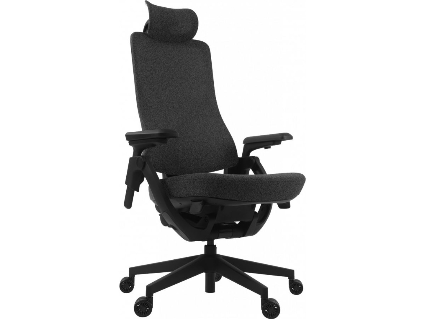 Крісло офісне GT Racer B-6314 Fabric Dark Gray/Black — фото 2