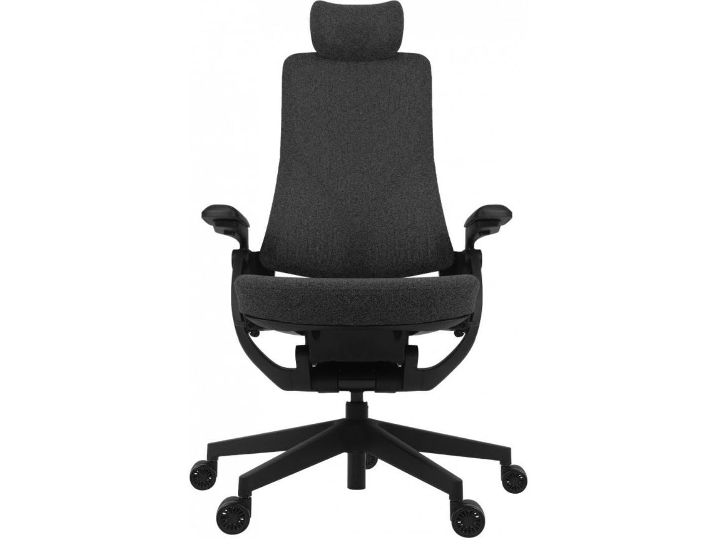 Крісло офісне GT Racer B-6314 Fabric Dark Gray/Black — фото 1
