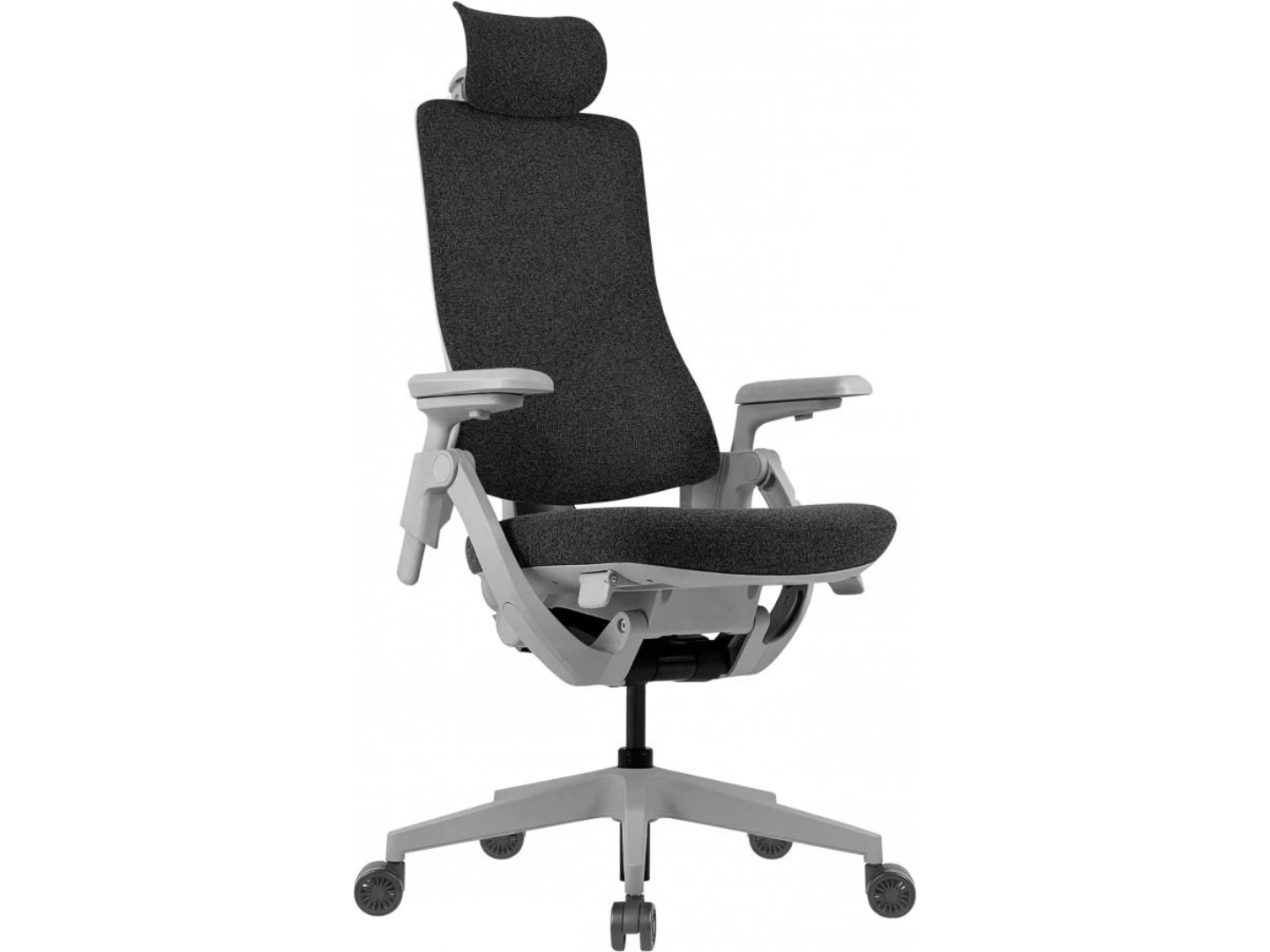 Крісло офісне GT Racer B-6314 Fabric Dark Gray/Gray — фото 2