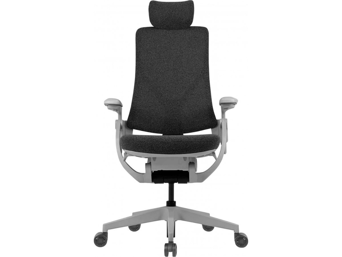 Крісло офісне GT Racer B-6314 Fabric Dark Gray/Gray — фото 1