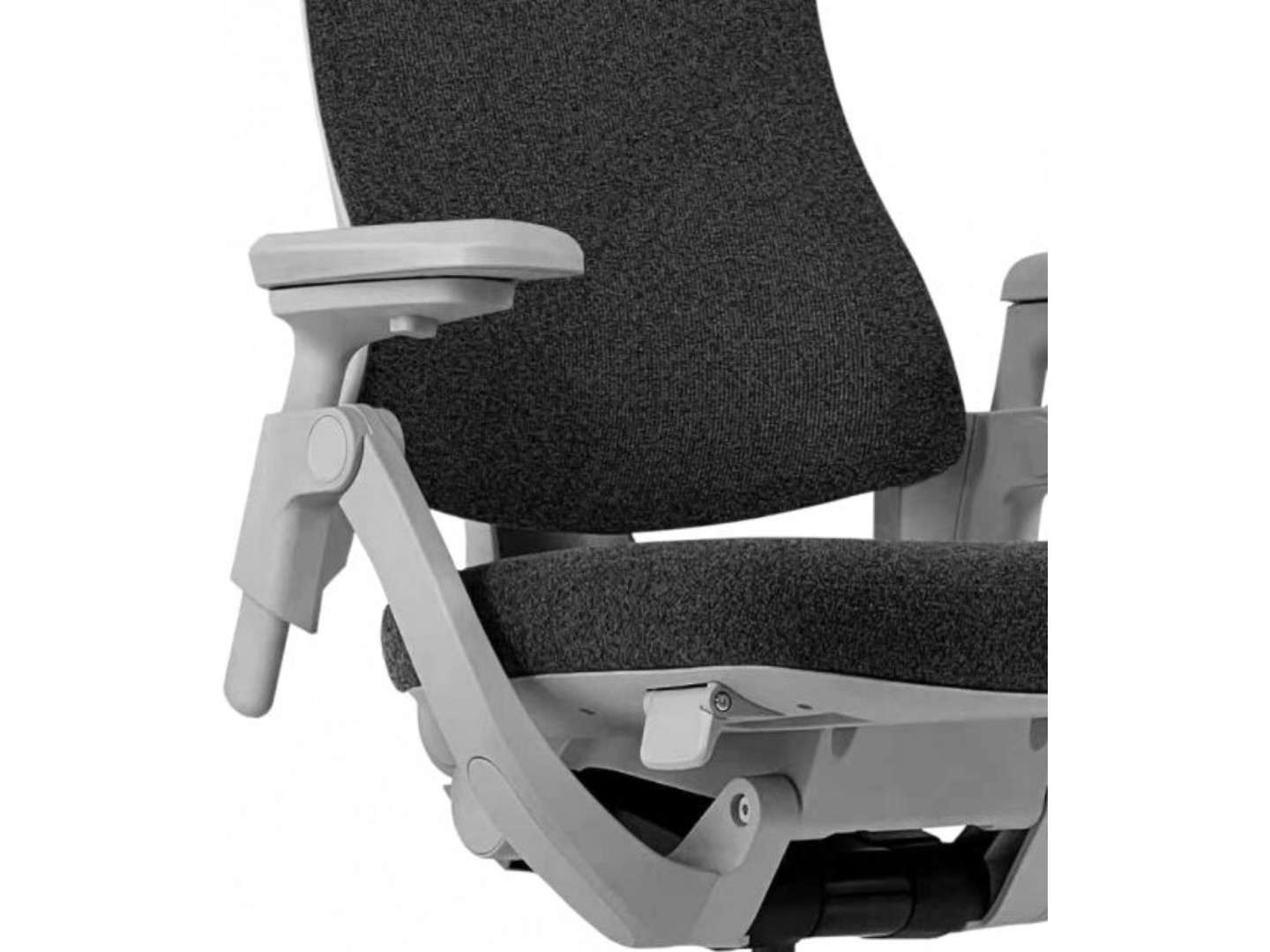 Крісло офісне GT Racer B-6314 Fabric Dark Gray/Gray — фото 3
