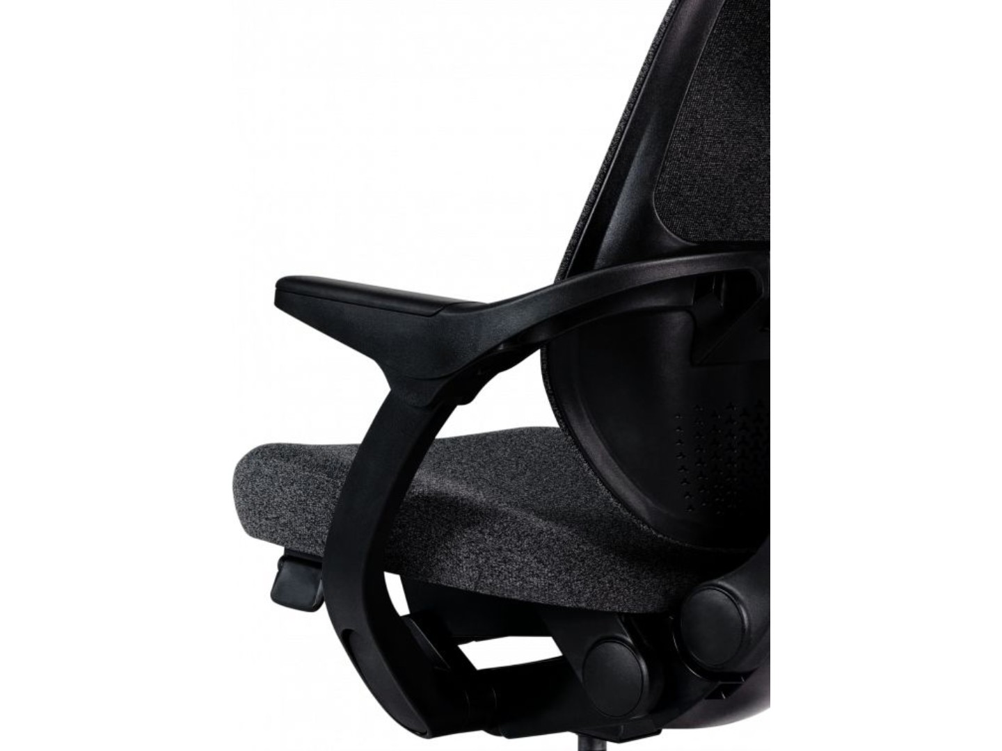 Крісло офісне GT Racer B-6333 Fabric Dark Gray/Black — фото 9