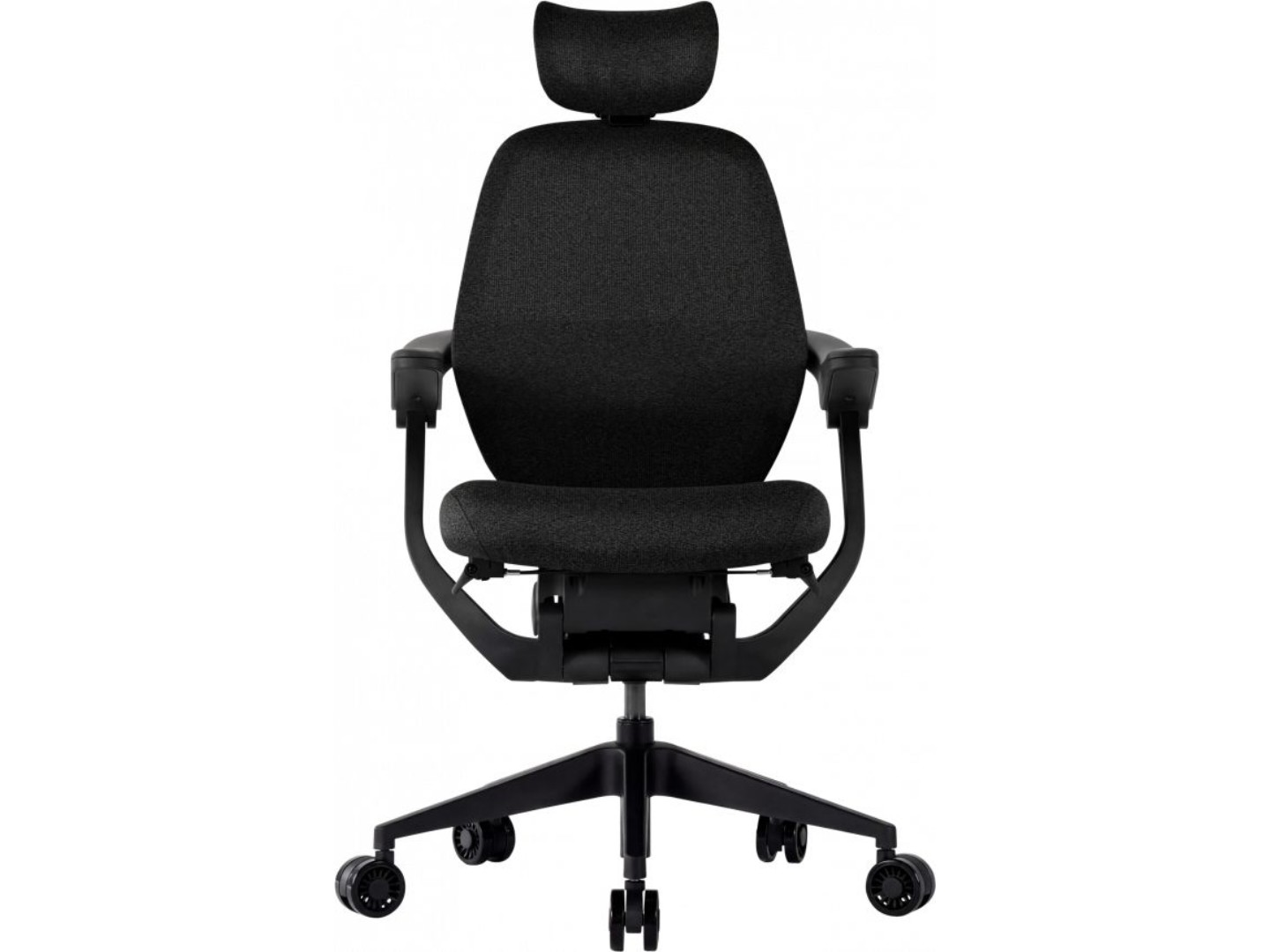 Крісло офісне GT Racer B-6333 Fabric Dark Gray/Black — фото 1
