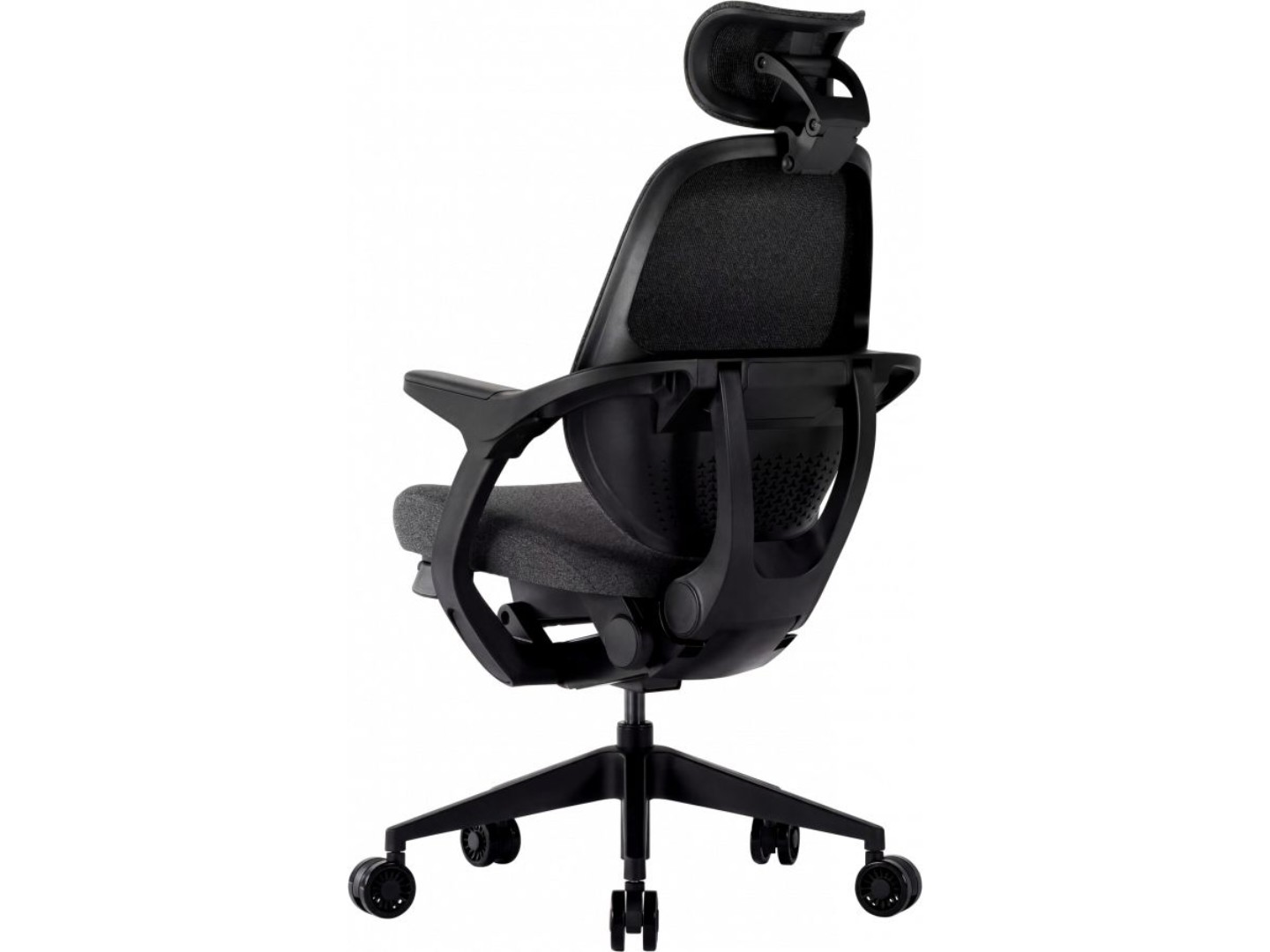 Крісло офісне GT Racer B-6333 Fabric Dark Gray/Black — фото 5