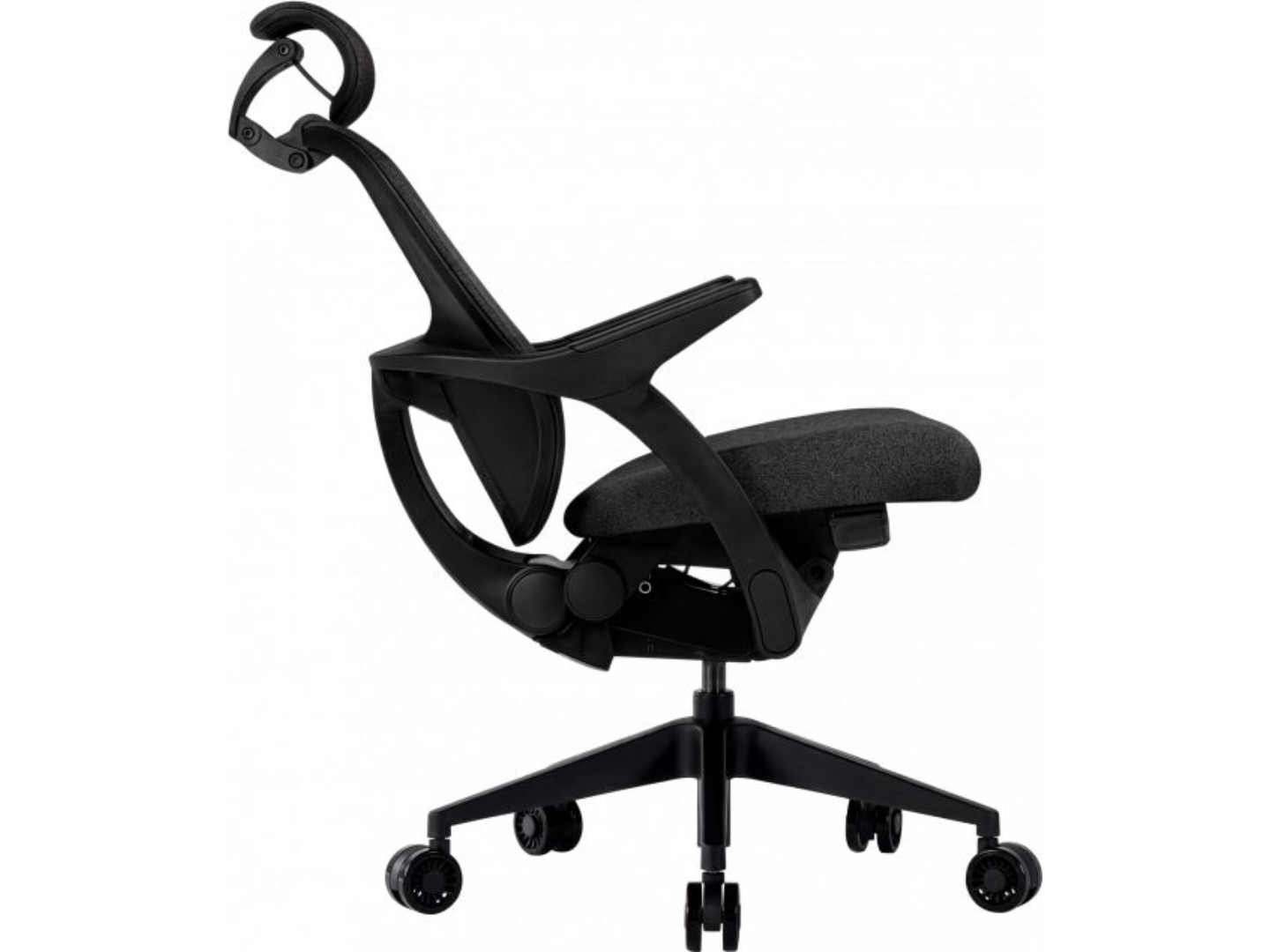 Крісло офісне GT Racer B-6333 Fabric Dark Gray/Black — фото 4