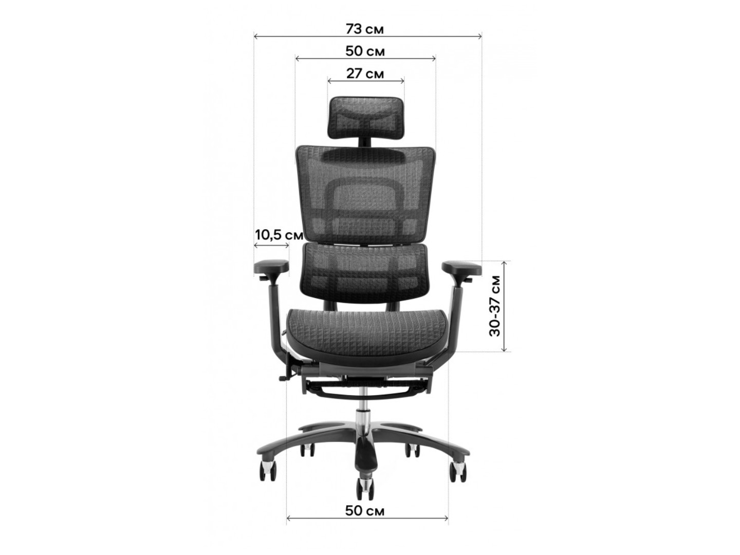 Крісло офісне GT Racer X-815L Black/Blue (W-85) — фото 6