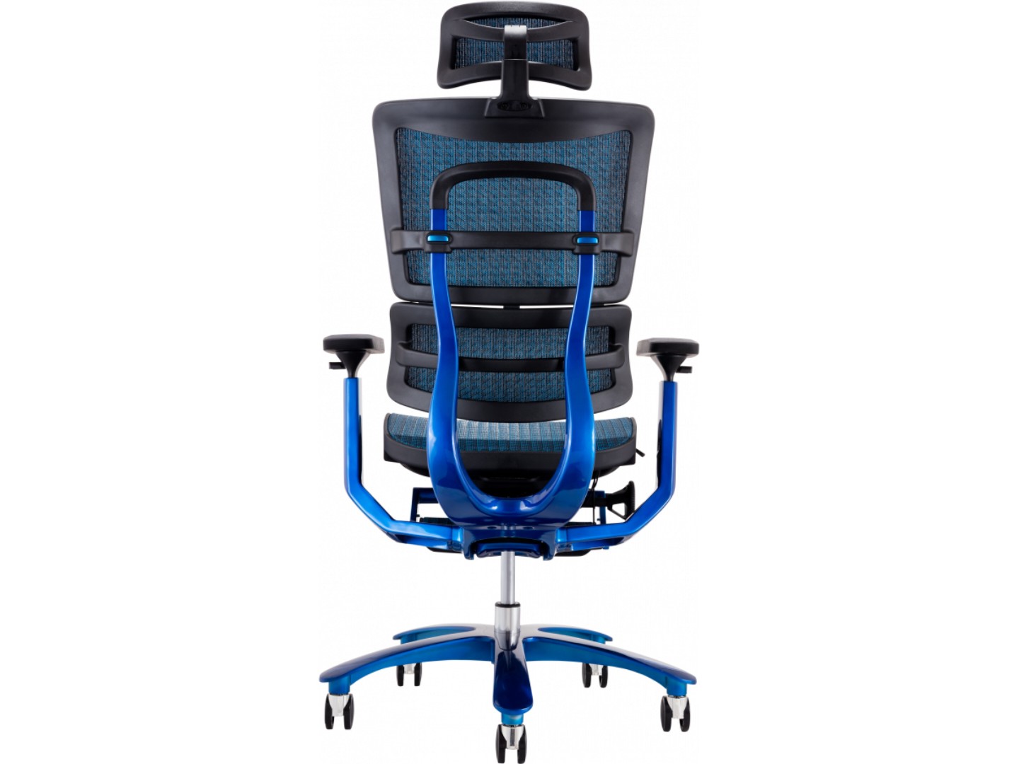 Крісло офісне GT Racer X-815L Black/Blue (W-85) — фото 5