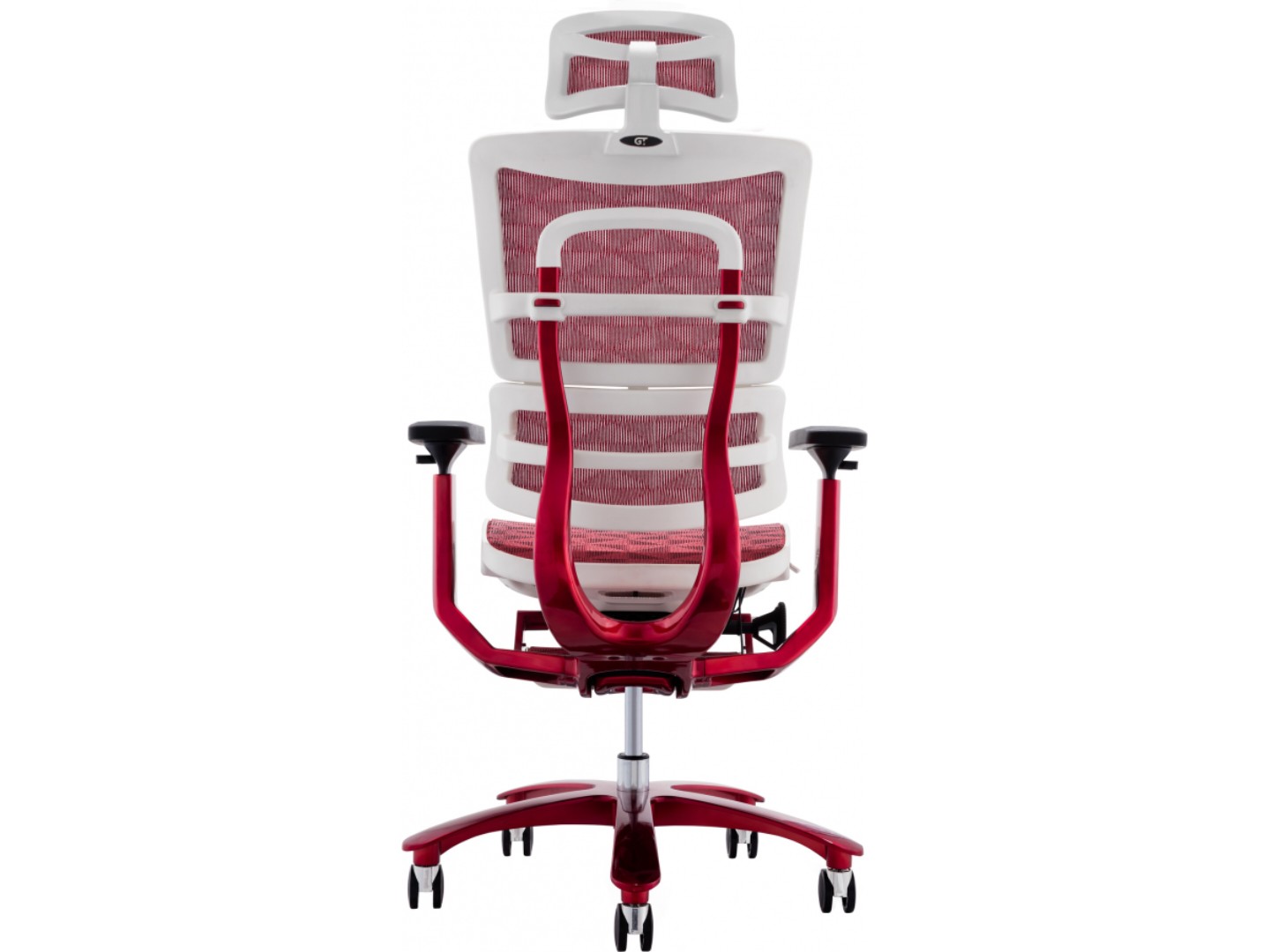 Крісло офісне GT Racer X-815L White/Red (W-52) — фото 6