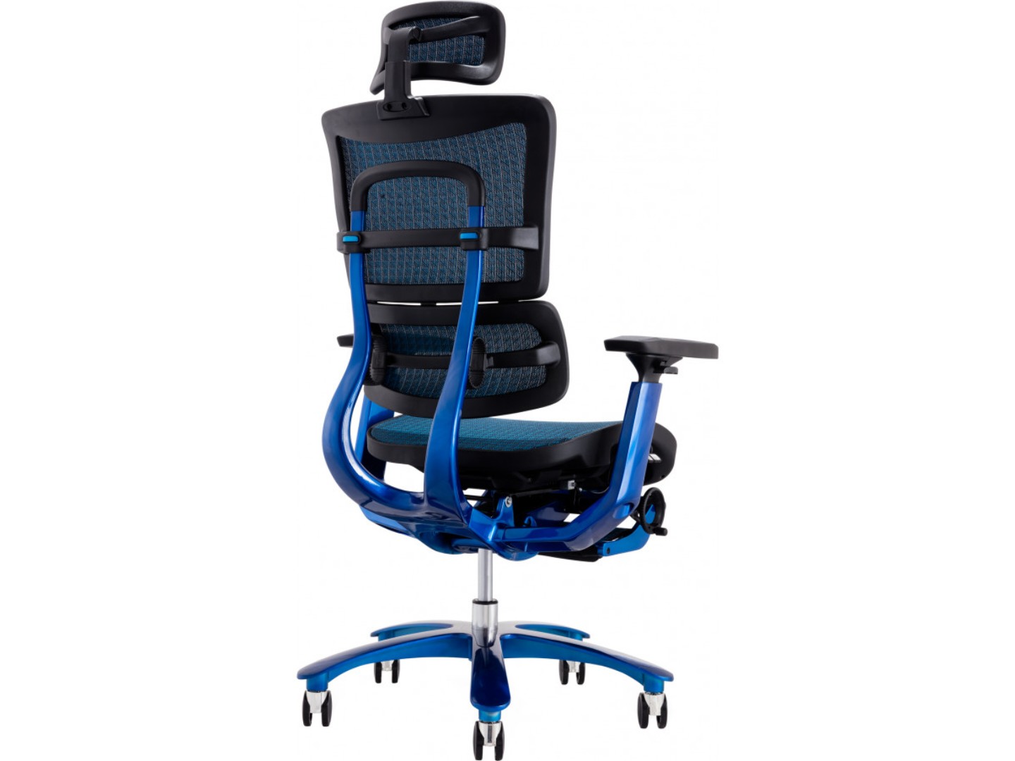 Крісло офісне GT Racer X-815L Black/Blue (W-85) — фото 4