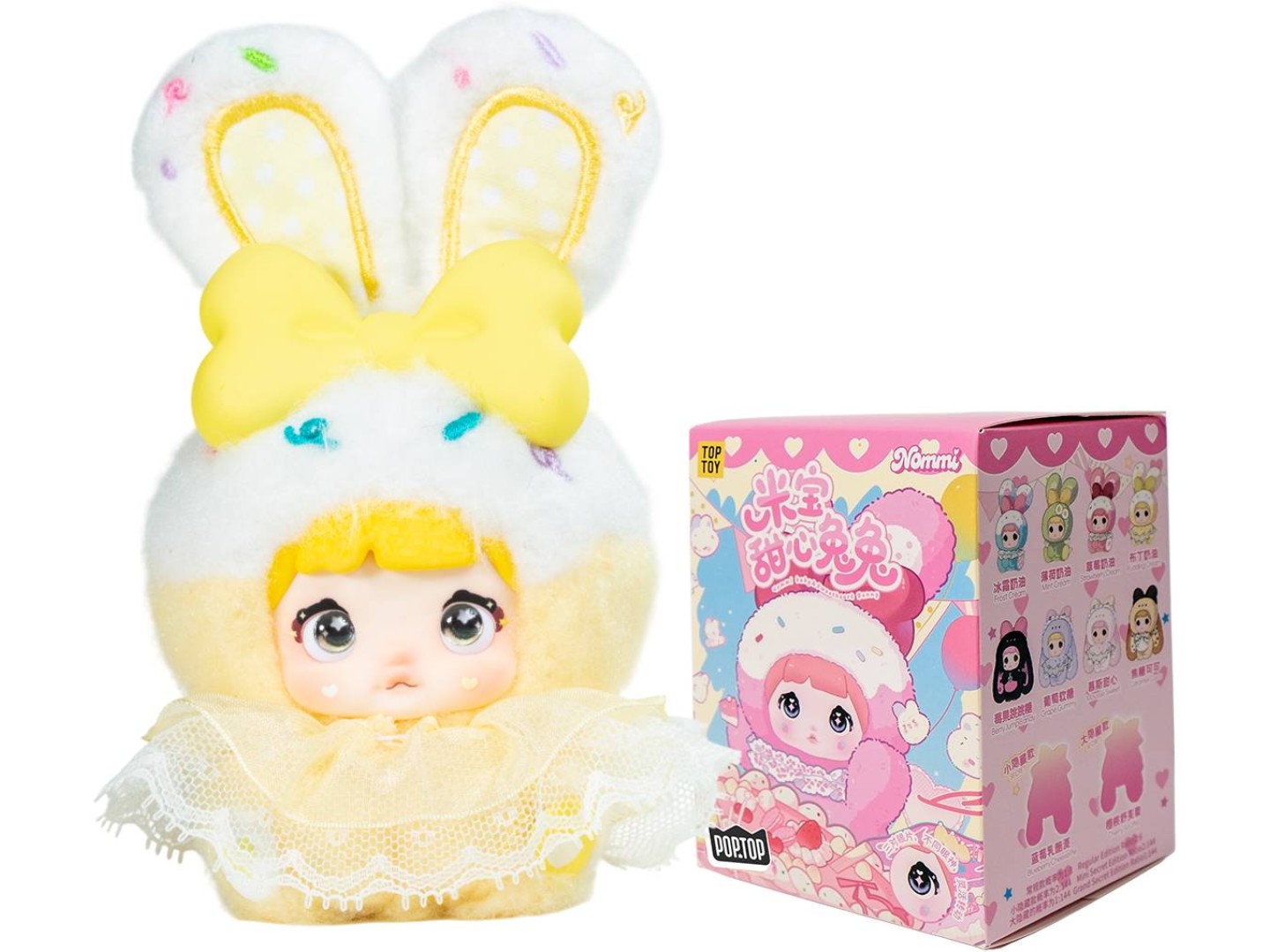 Колекційна м'яка іграшка Pop Top Hi TOY серії Nommi - ЗАЙЧАТА в асортименті (HC023)